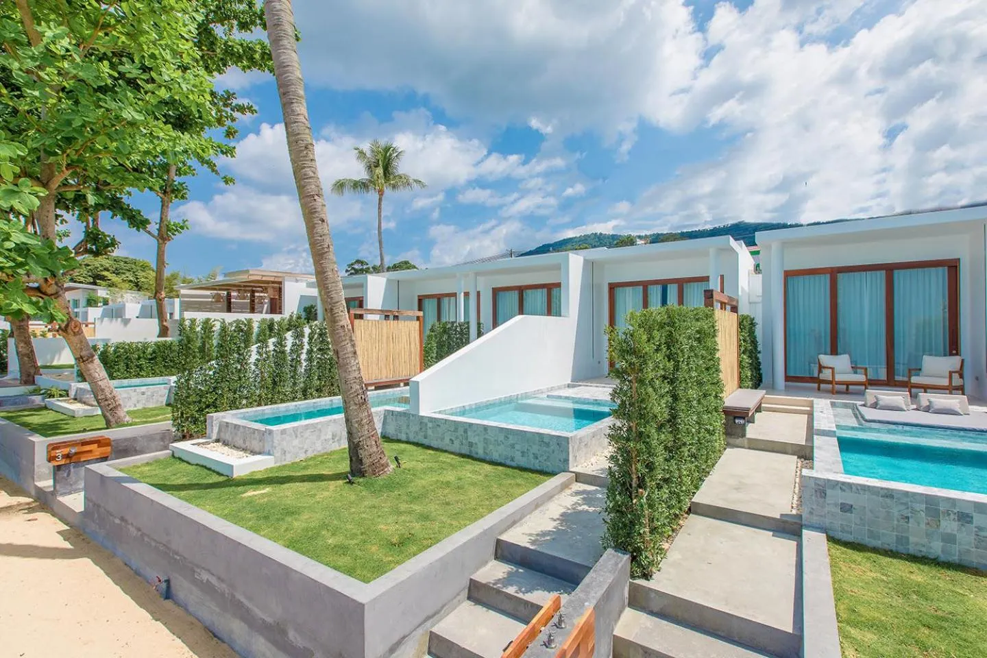 Swimming pool in White Whale Beachfront Pool Villa