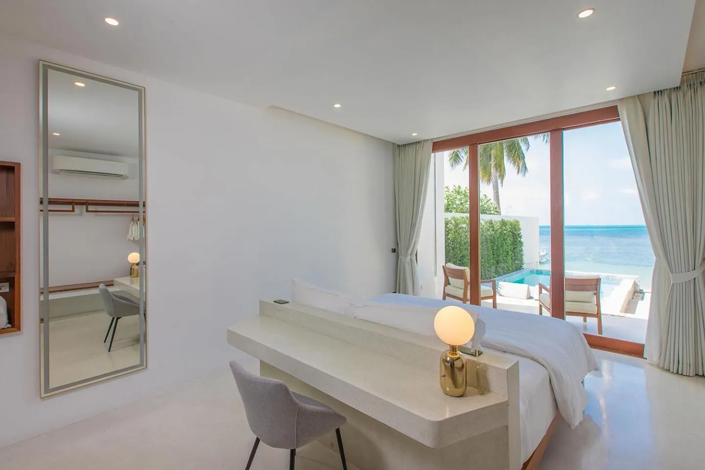 Photo of the whole room, Bed in White Whale Beachfront Pool Villa
