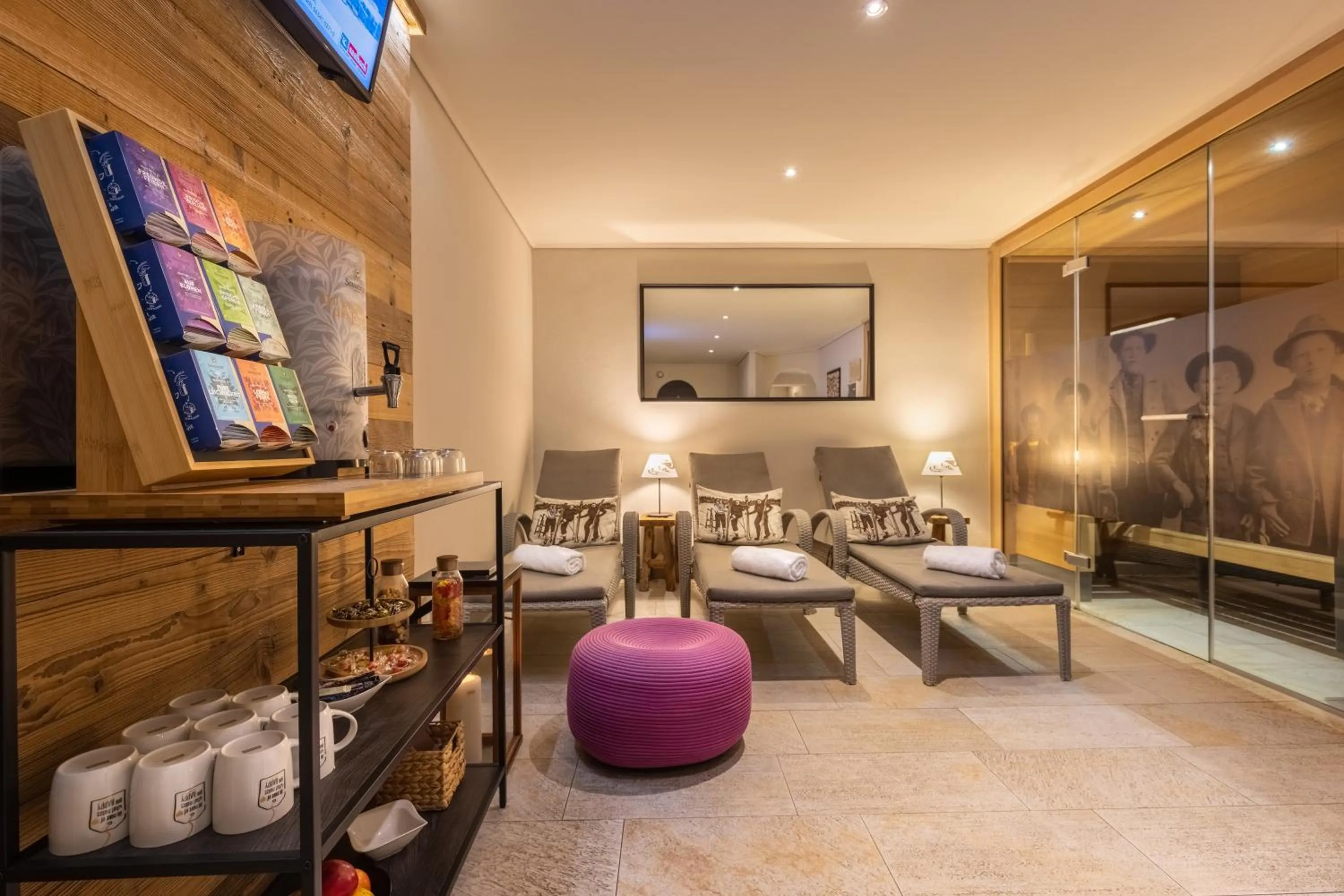 Sauna in Boutique Hotel ANYBODY