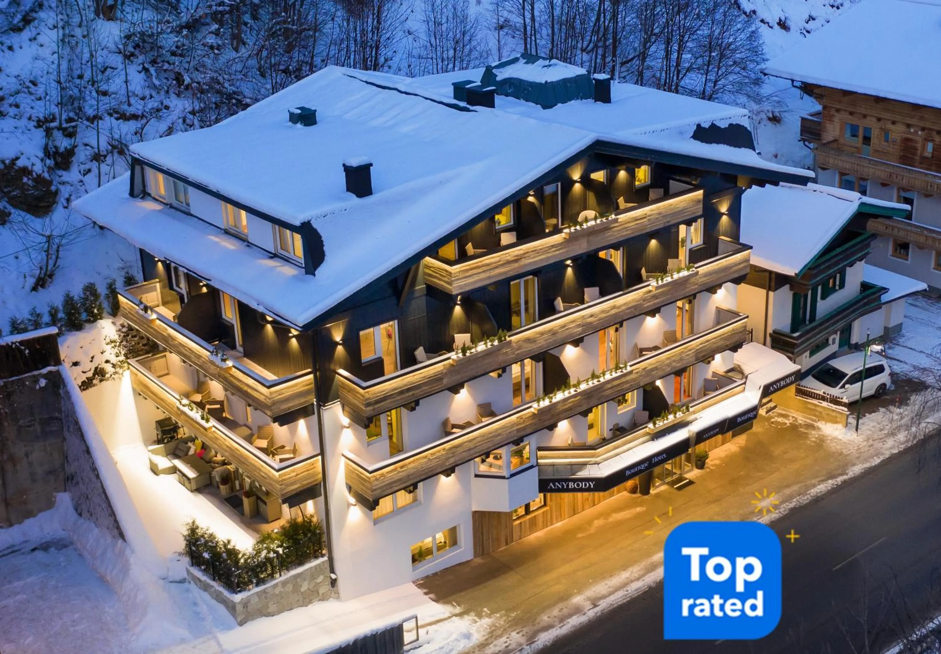 Property building in Boutique Hotel ANYBODY