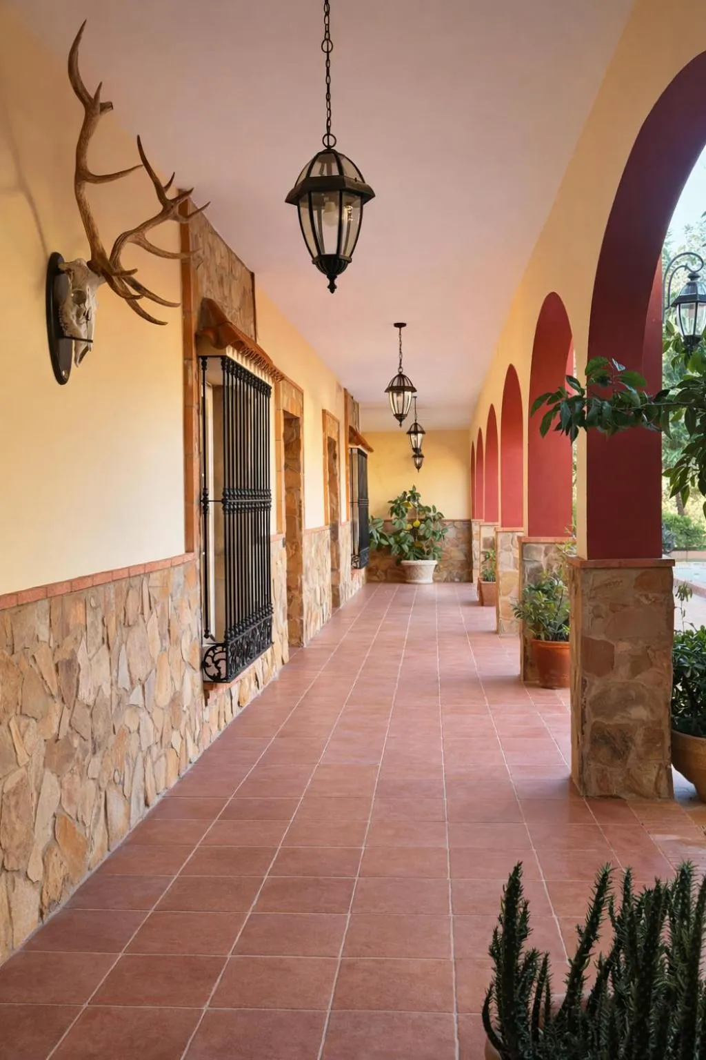 Patio in Hotel Trajano