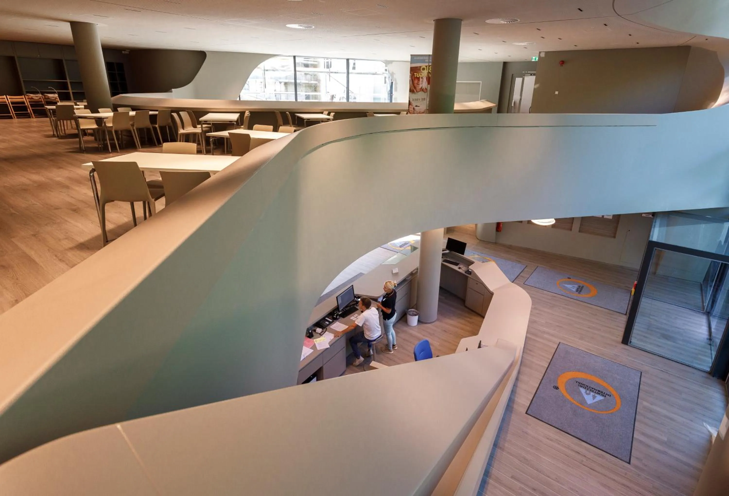 Lobby or reception in Jugendherberge München City