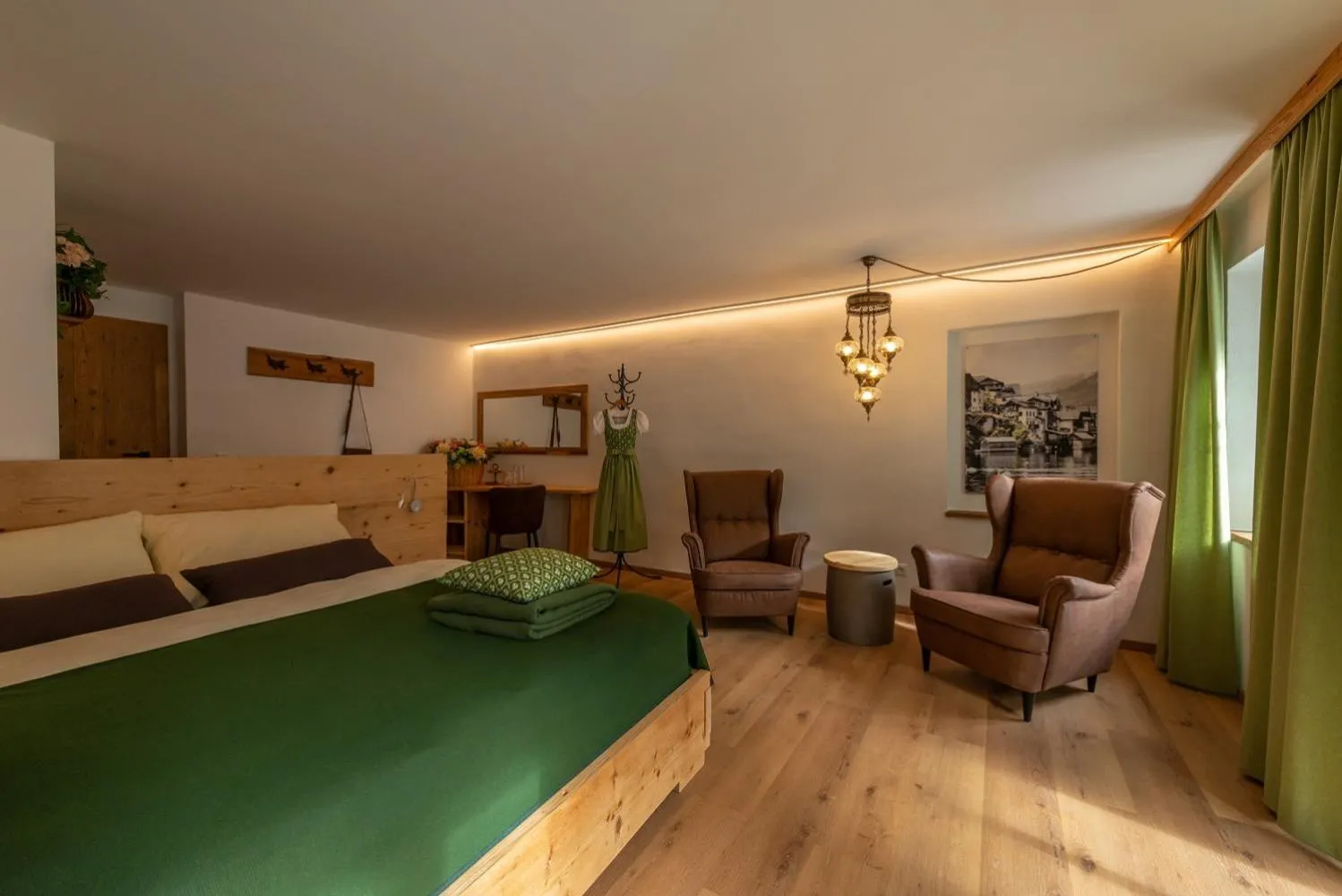 Photo of the whole room, Bed in I da Mitt