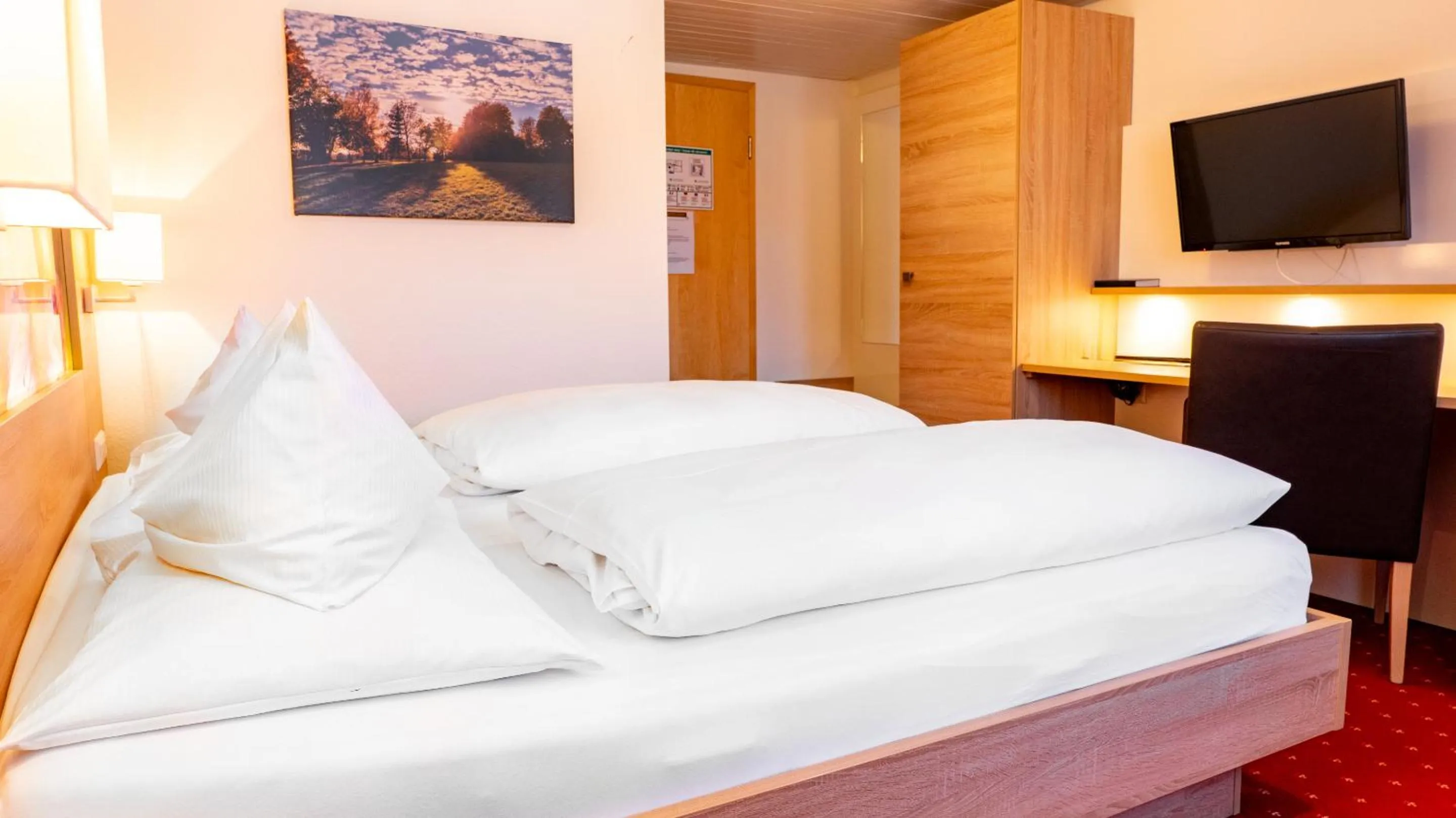 Photo of the whole room, Bed in Hotel & Restaurant Post