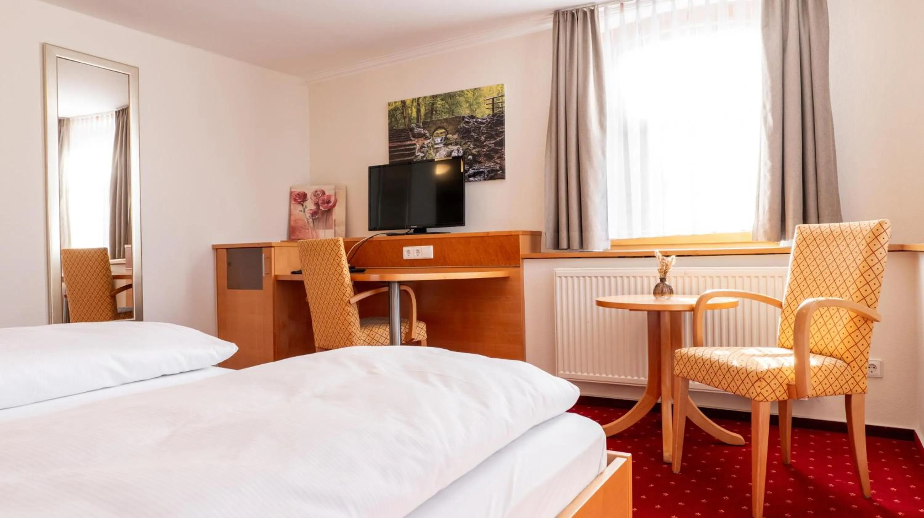 Bed in Hotel & Restaurant Post