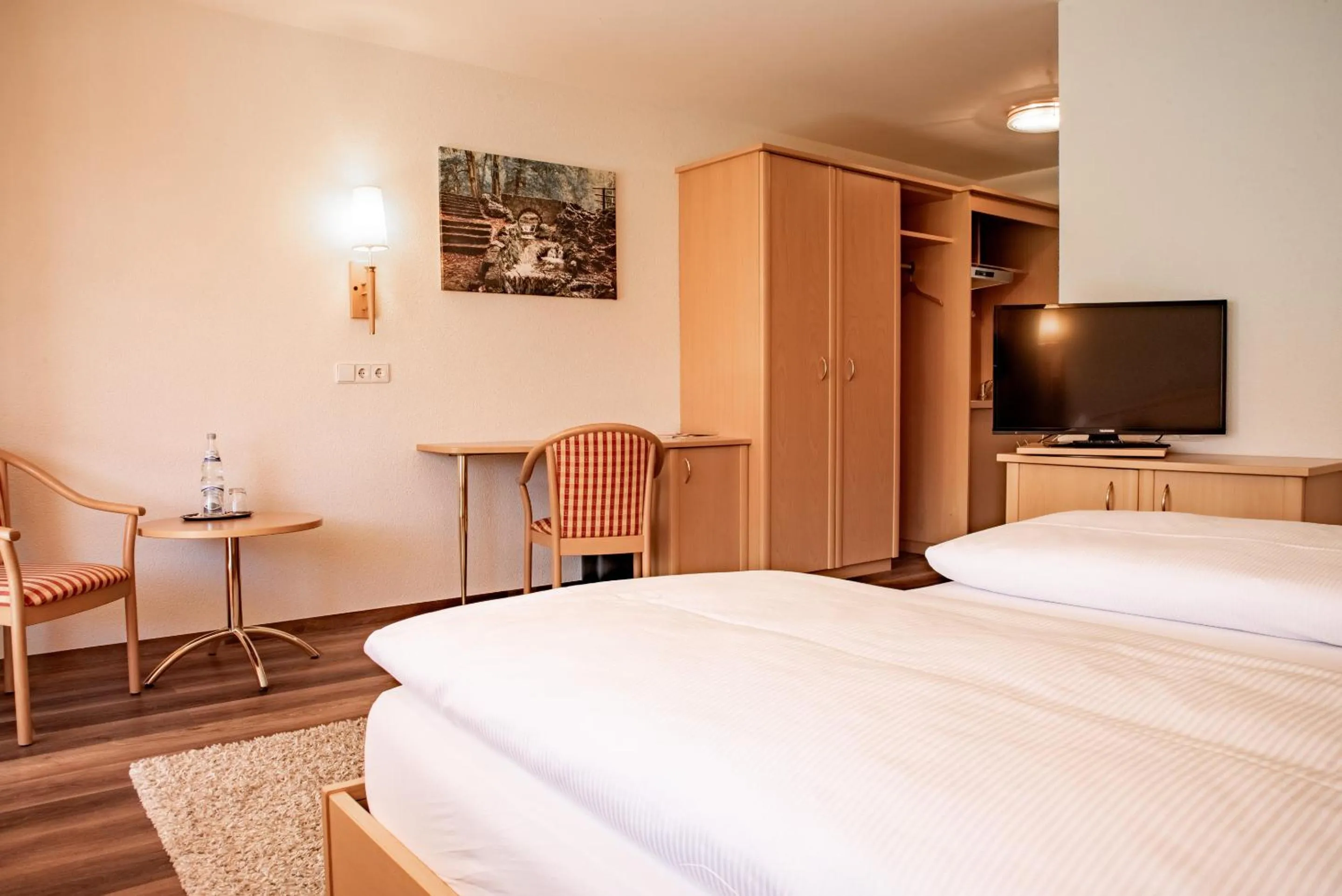 Photo of the whole room, Bed in Hotel & Restaurant Post