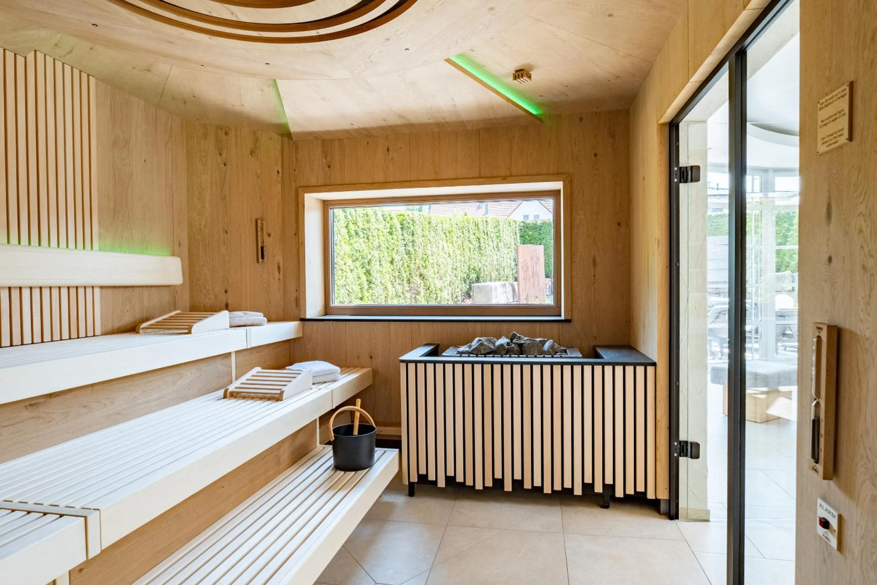 Sauna, Bed in Hotel & Restaurant Post