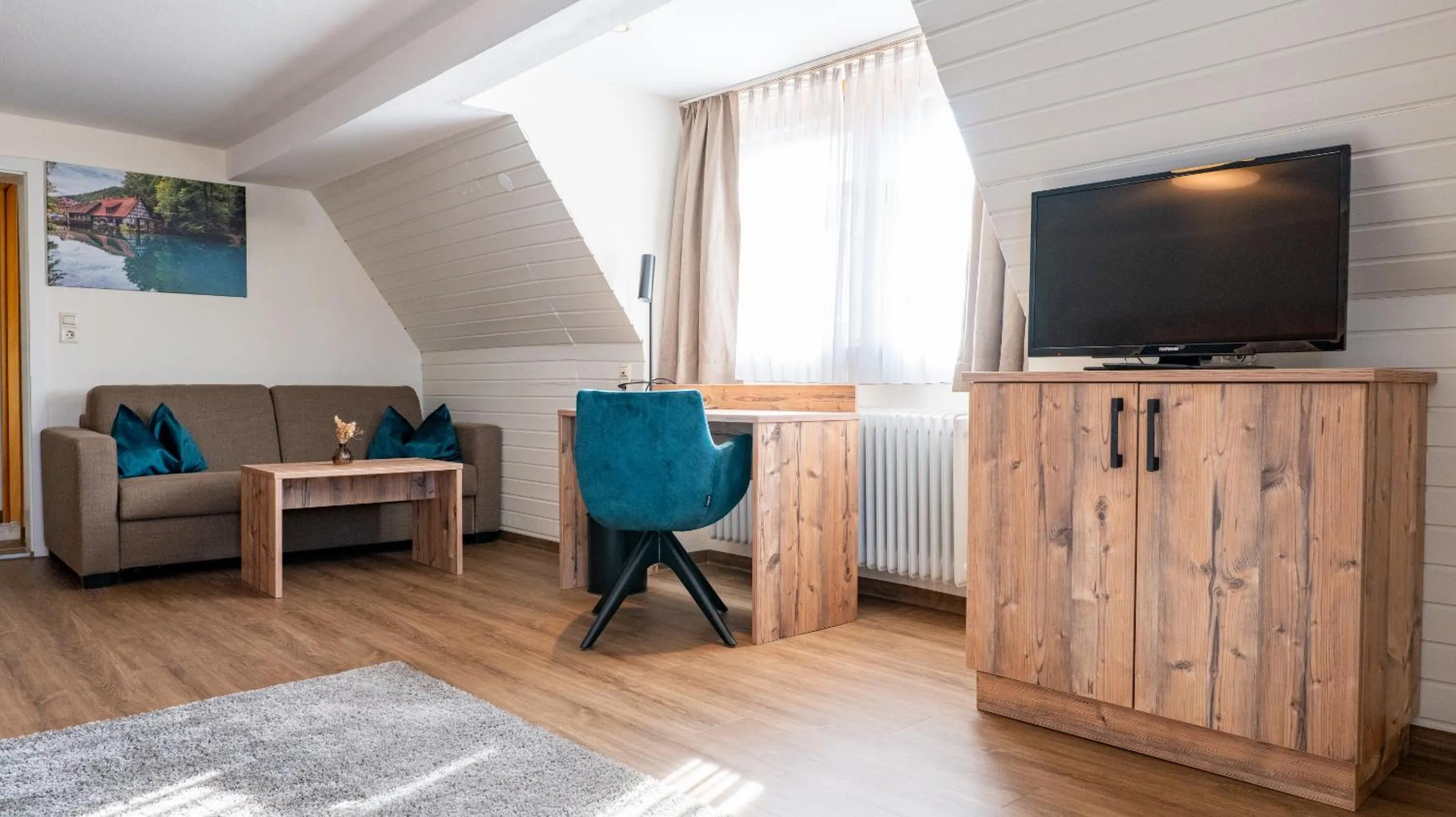 Bed in Hotel & Restaurant Post