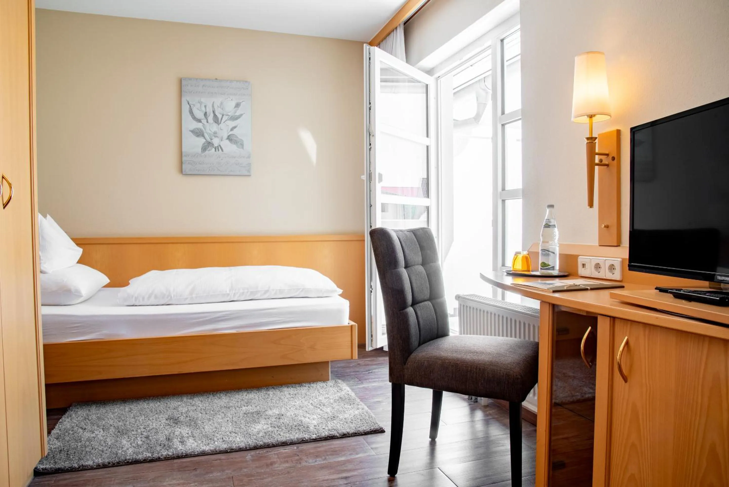 Photo of the whole room, Bed in Hotel & Restaurant Post