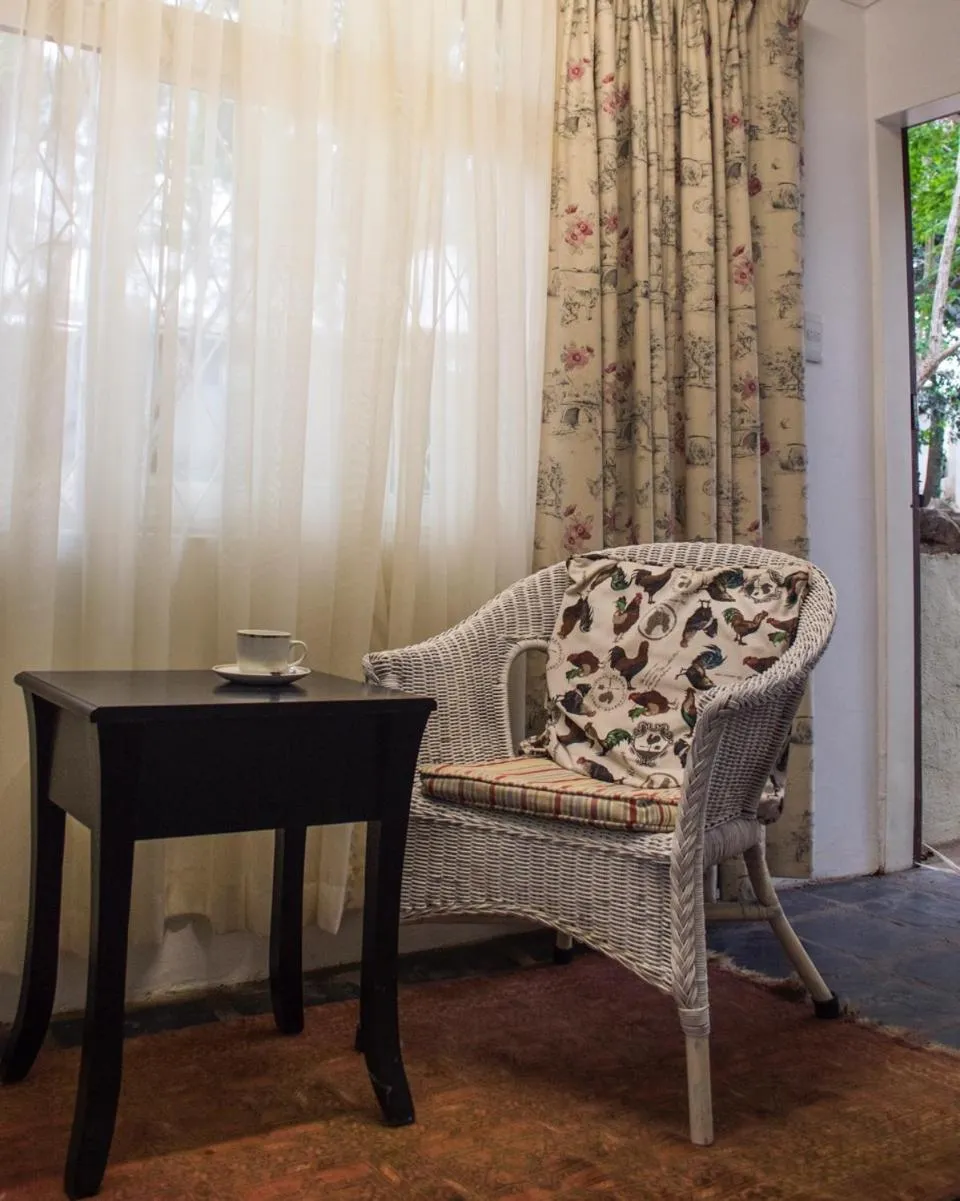 Seating area in Ollivanders Estate