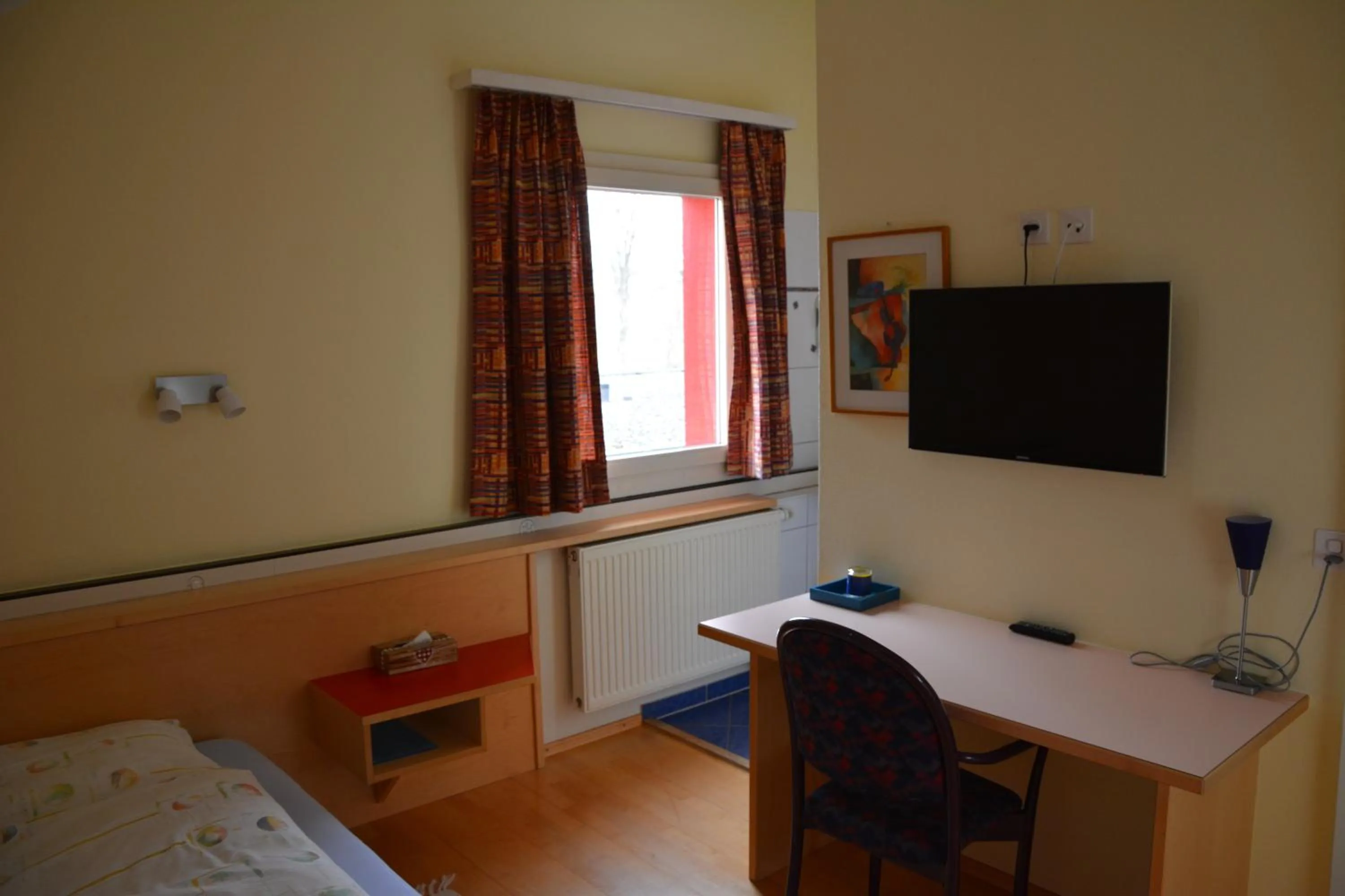 Decorative detail, Bed in Hotel Hessengüetli