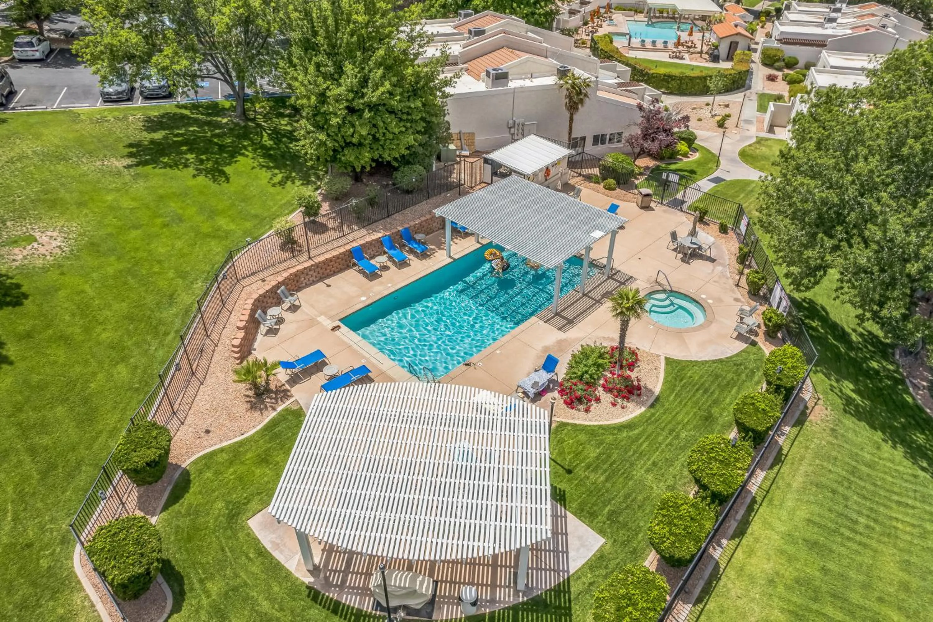 Bird's eye view in Villas at Southgate