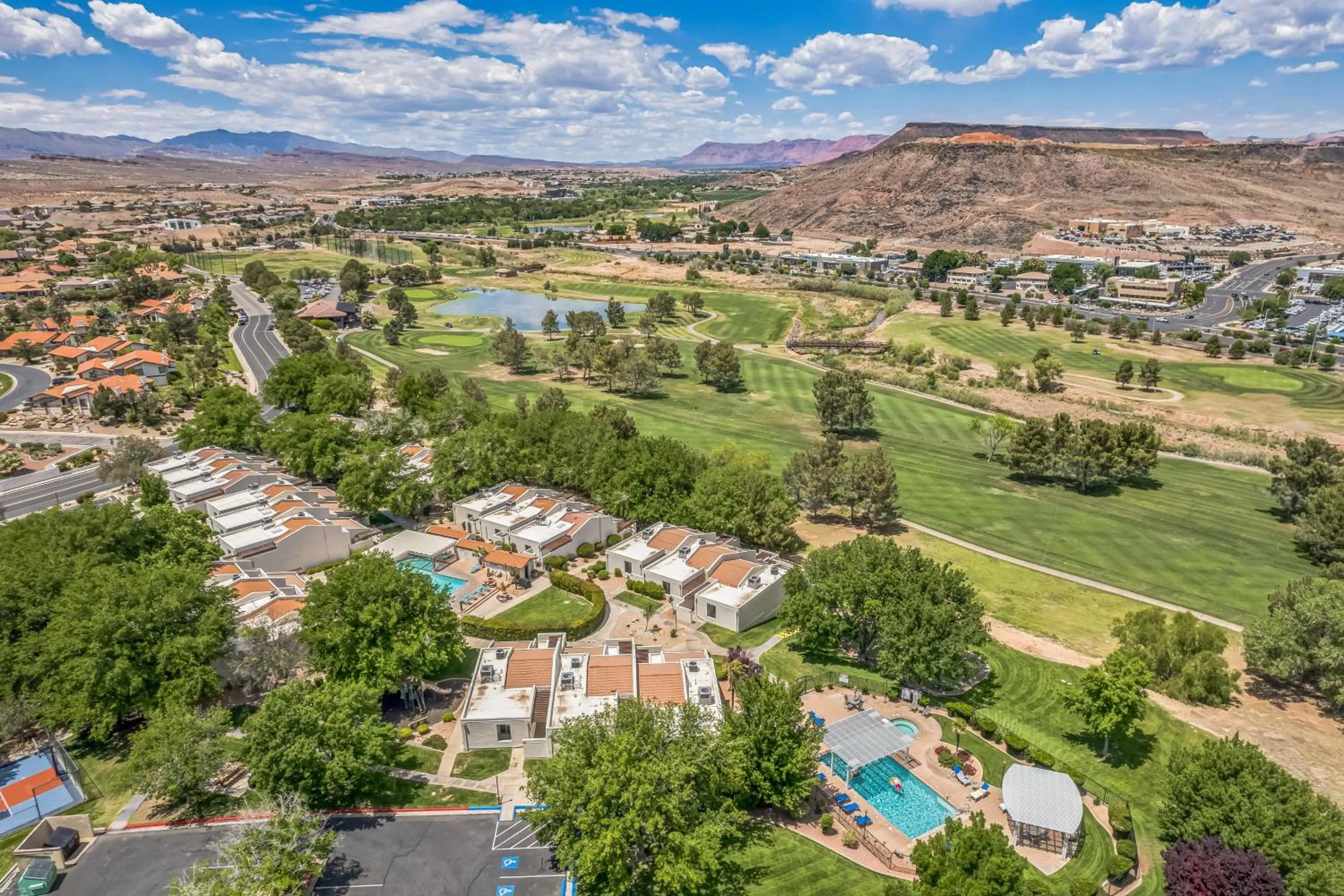 Bird's eye view in Villas at Southgate