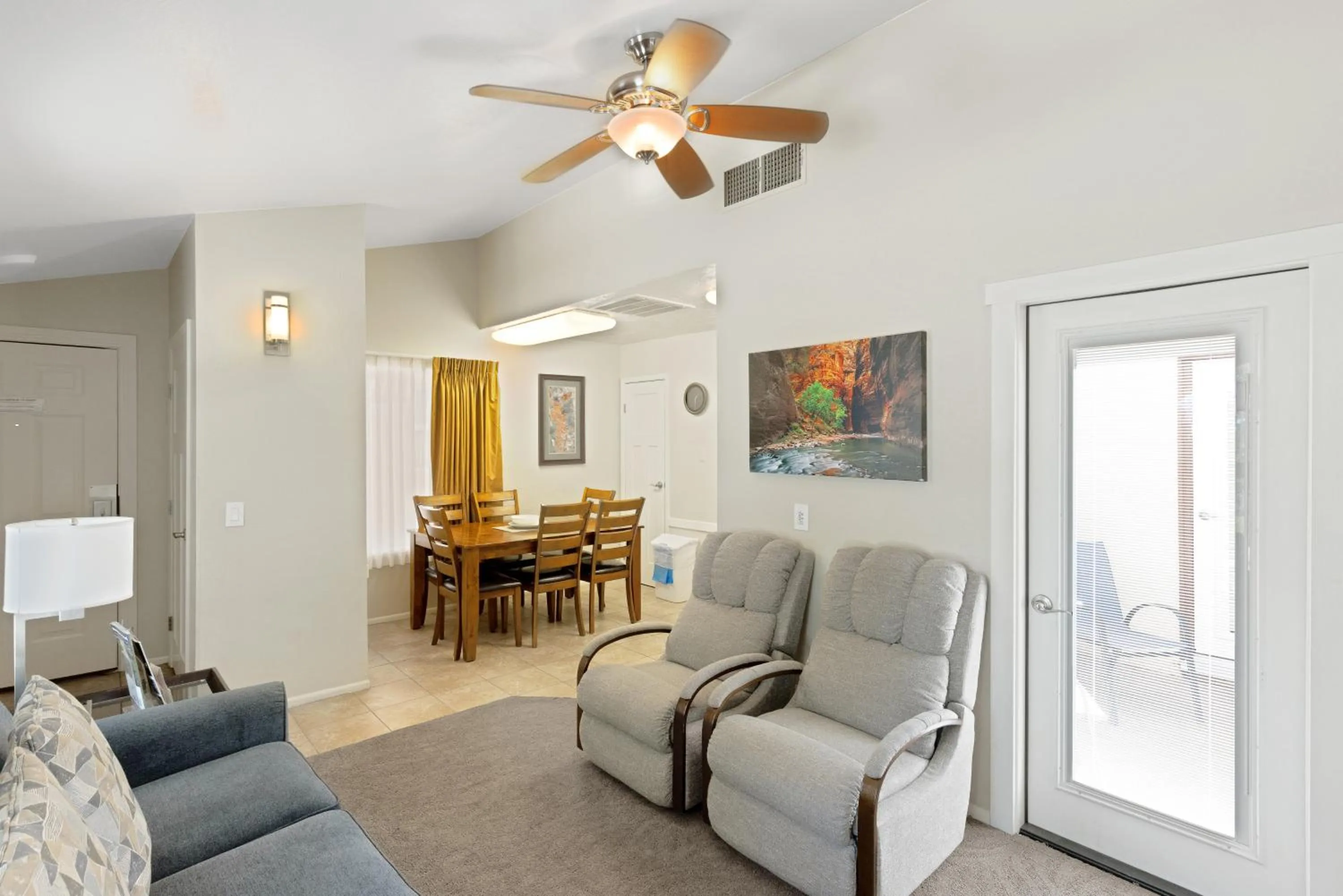 Living room in Villas at Southgate