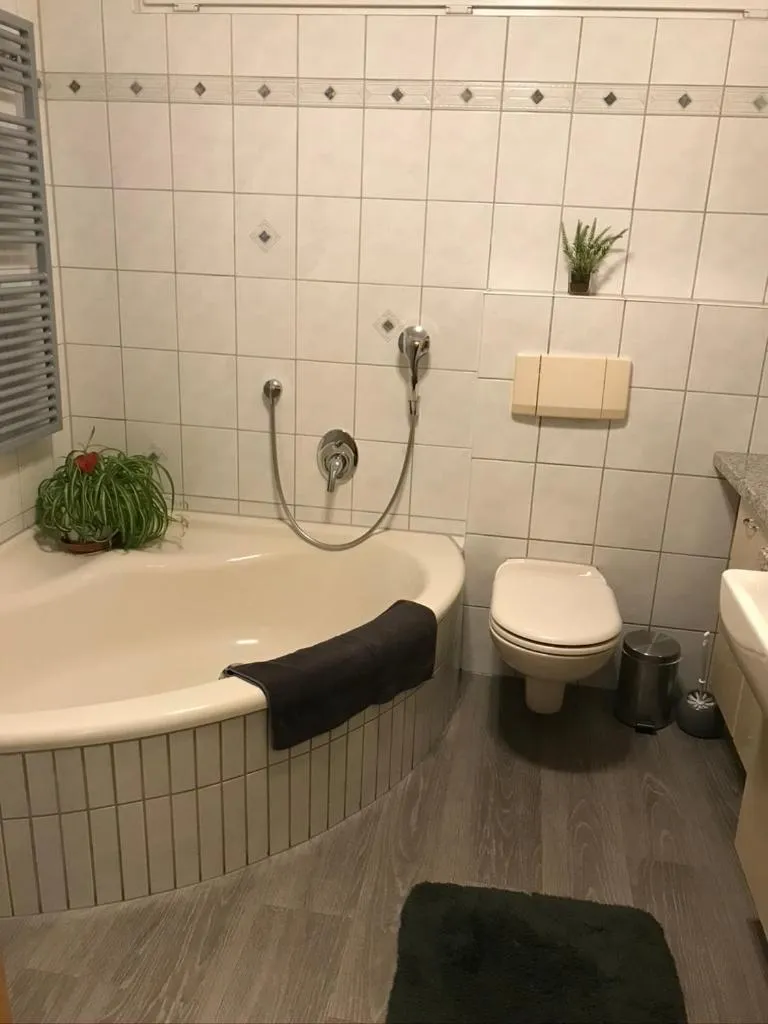 Bathroom in Altes Rathaus am Elz Garten