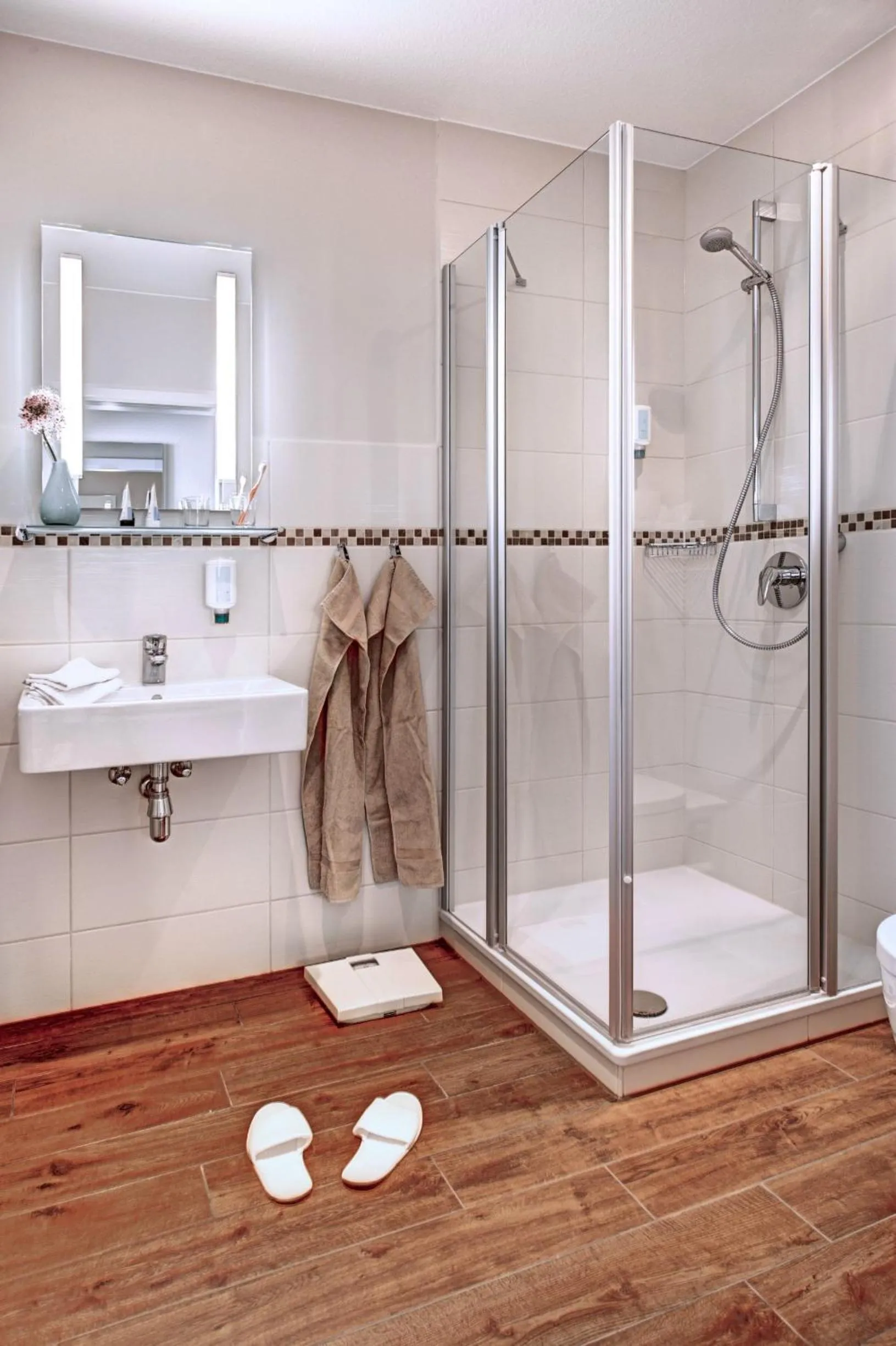 Shower in Hotel Muschelgrund