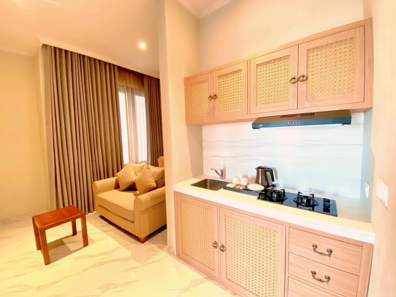 Kitchen or kitchenette in Kayangan Boutique Hotel