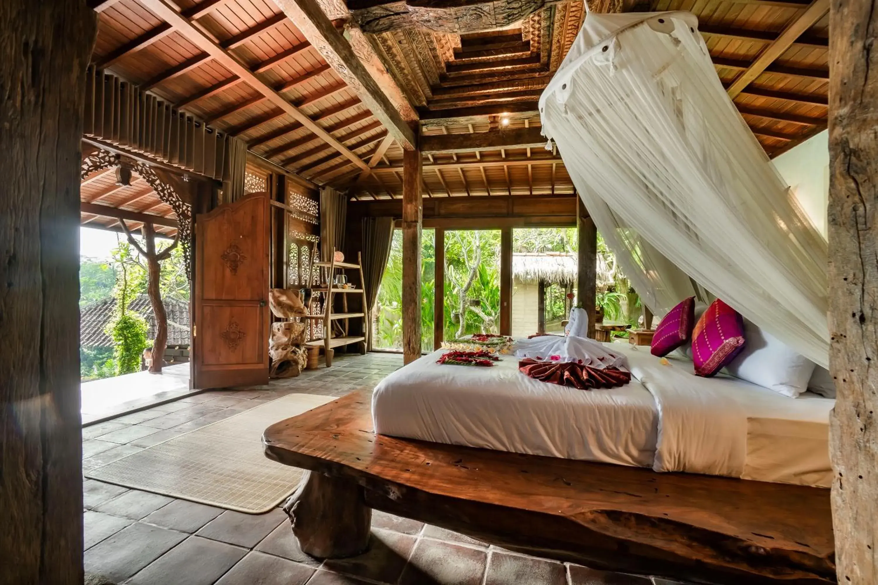 Bed in Magatama Villa by Mahaputra Bed in Magatama Villa by Mahaputra