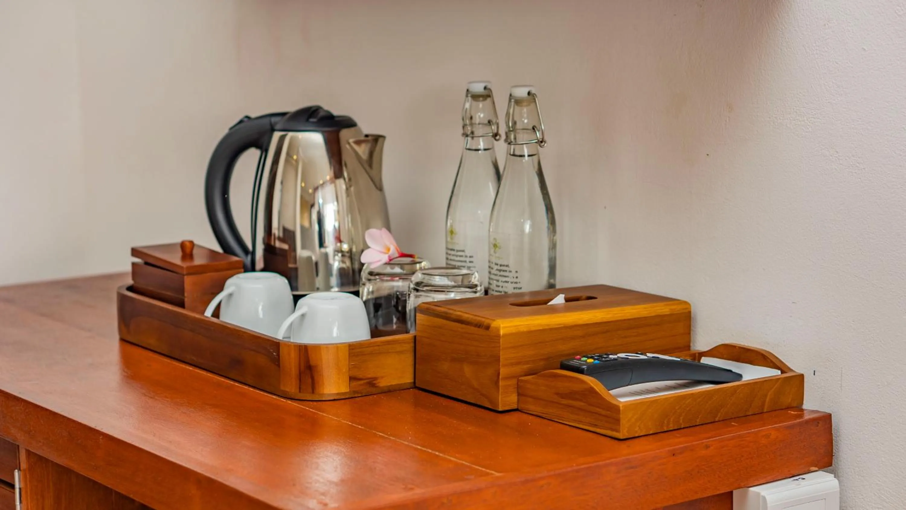 Coffee/tea facilities in Magatama Villa by Mahaputra