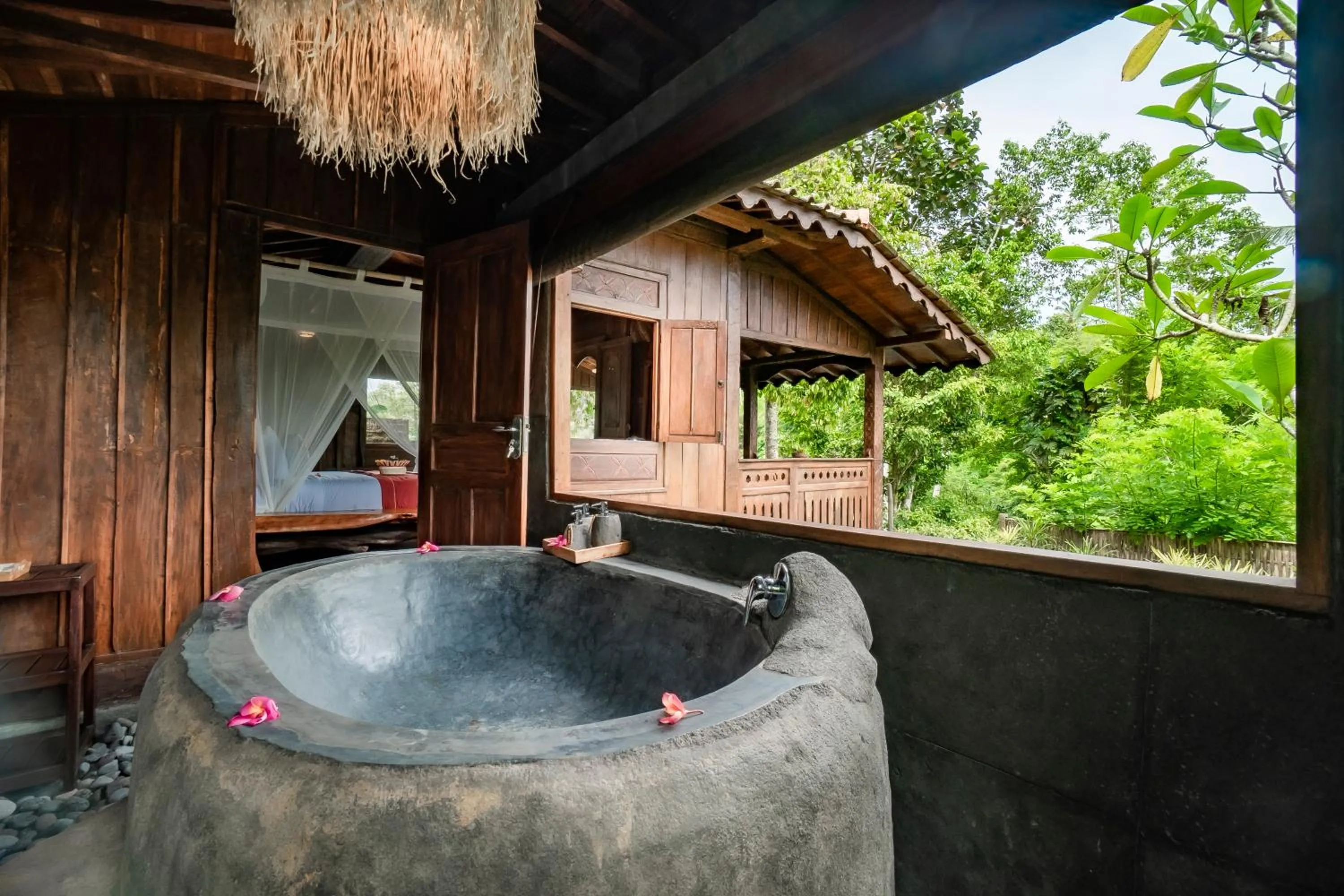 Bath in Magatama Villa by Mahaputra