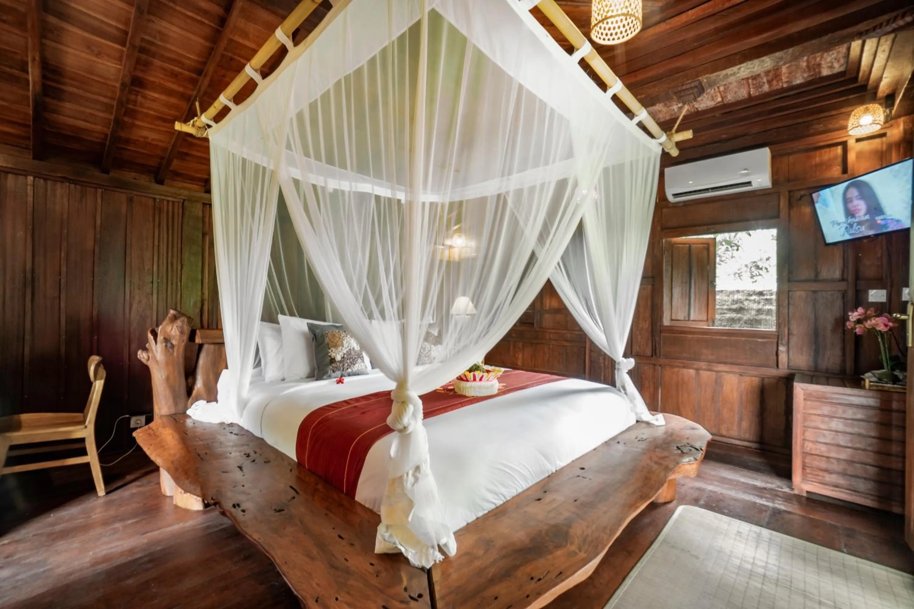 Bedroom, Bed in Magatama Villa by Mahaputra