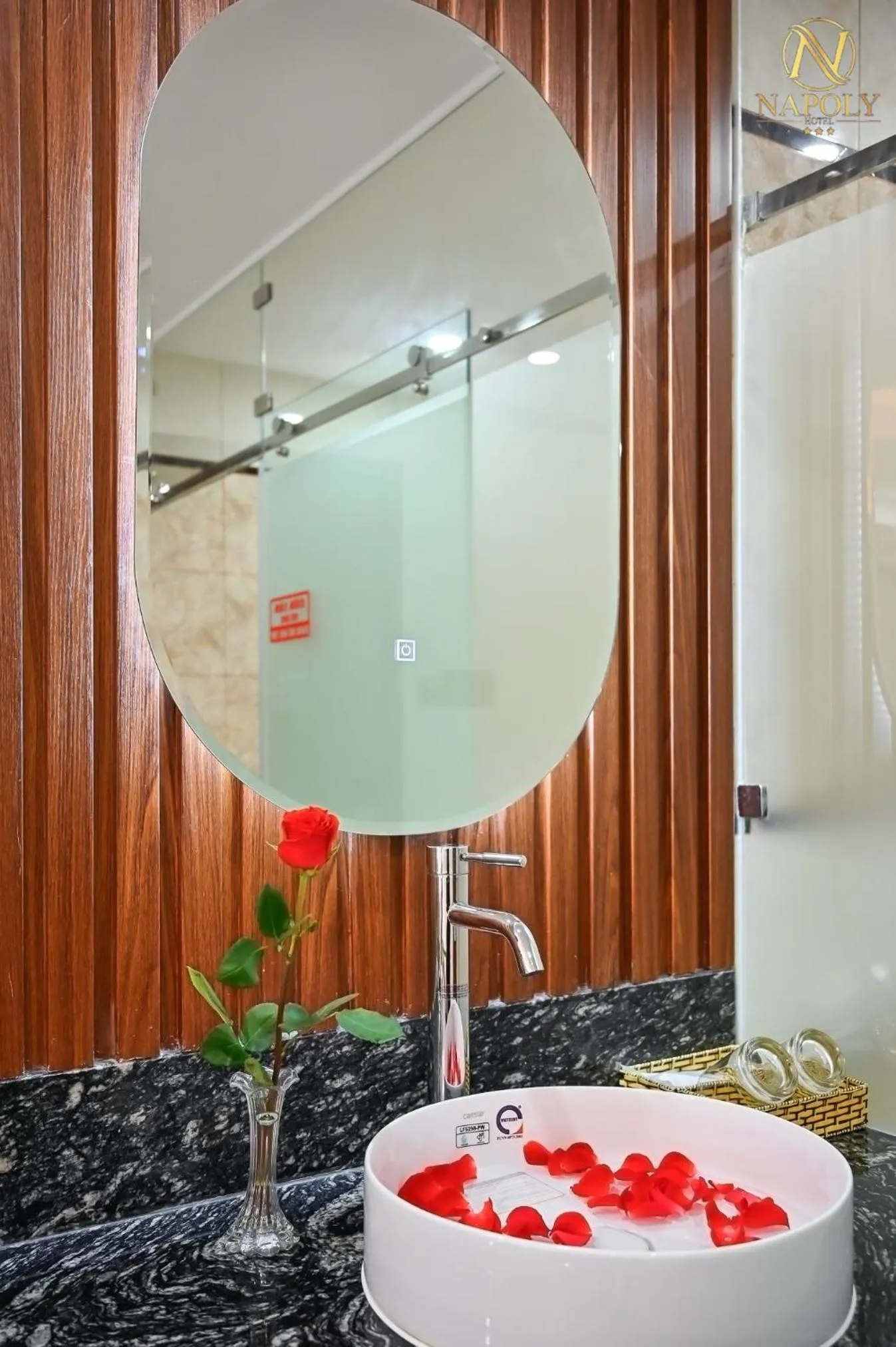 Bathroom in Napoly Hotel