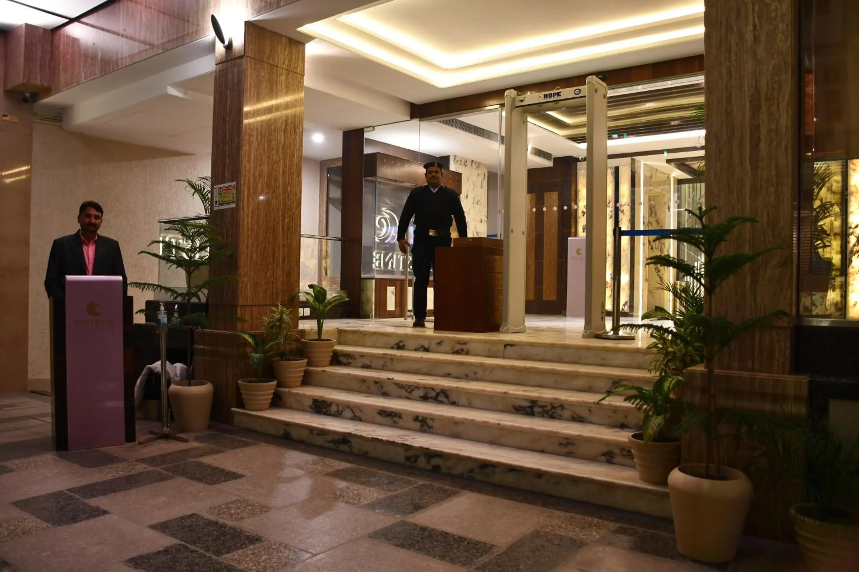 Facade/entrance in Pristine Hotel, Varanasi Facade/entrance in Pristine Hotel, Varanasi