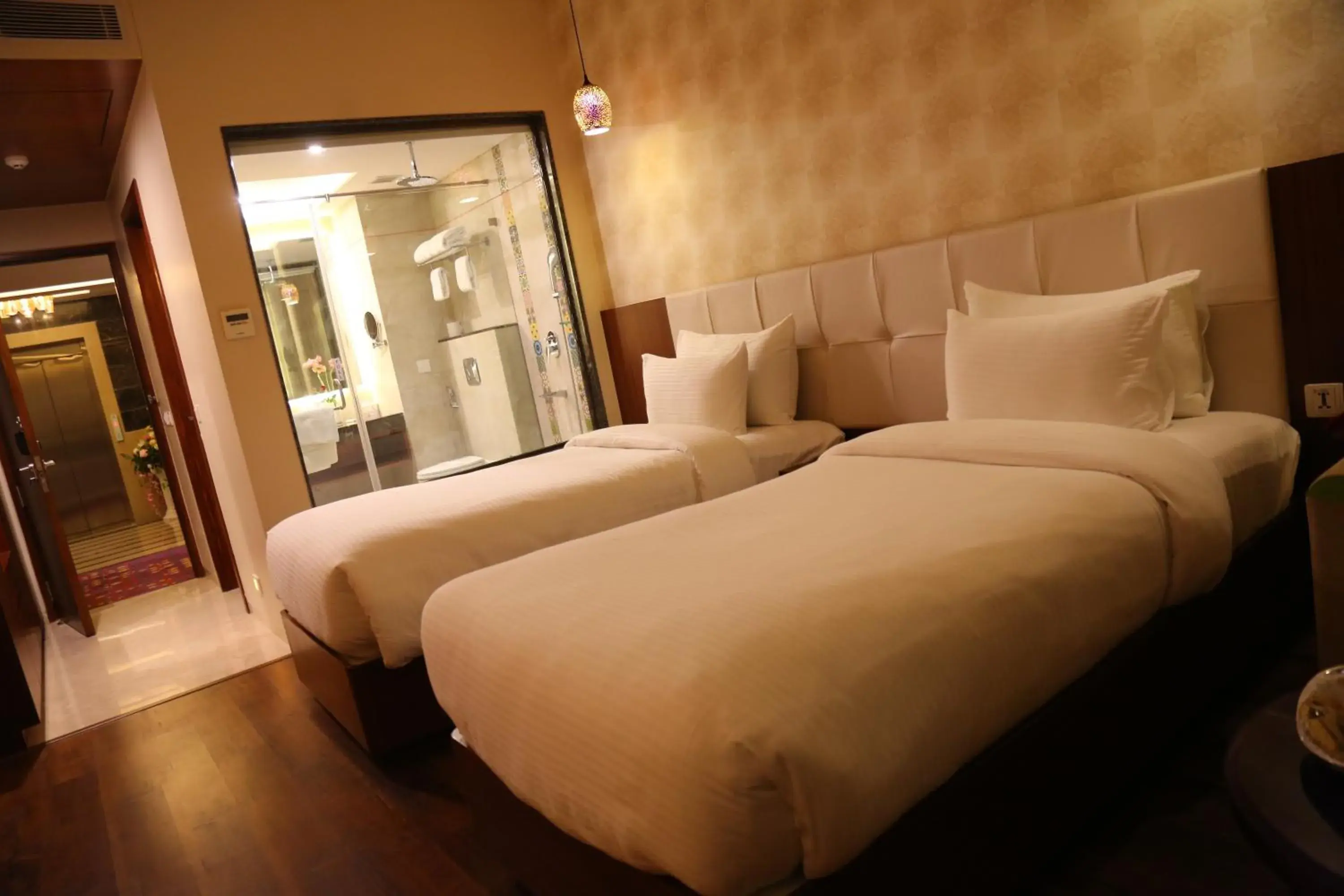 Photo of the whole room, Bed in Pristine Hotel, Varanasi Photo of the whole room, Bed in Pristine Hotel, Varanasi