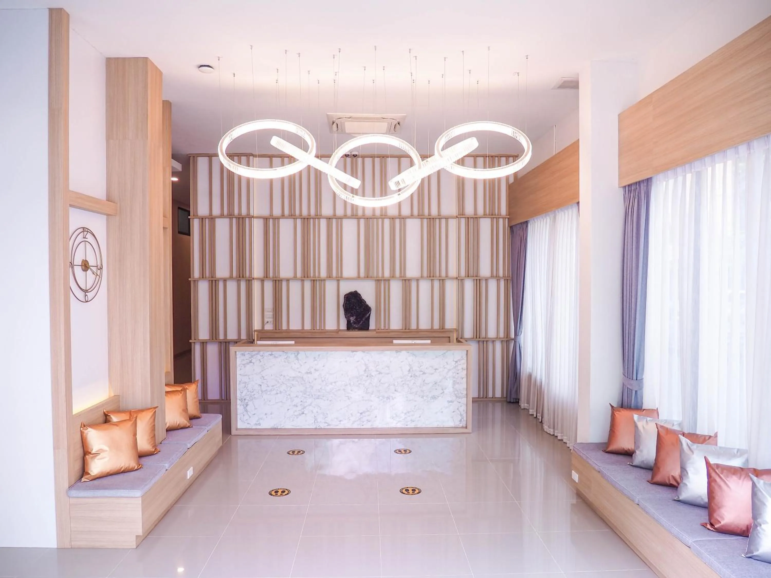 Lobby or reception in Malee Hotel