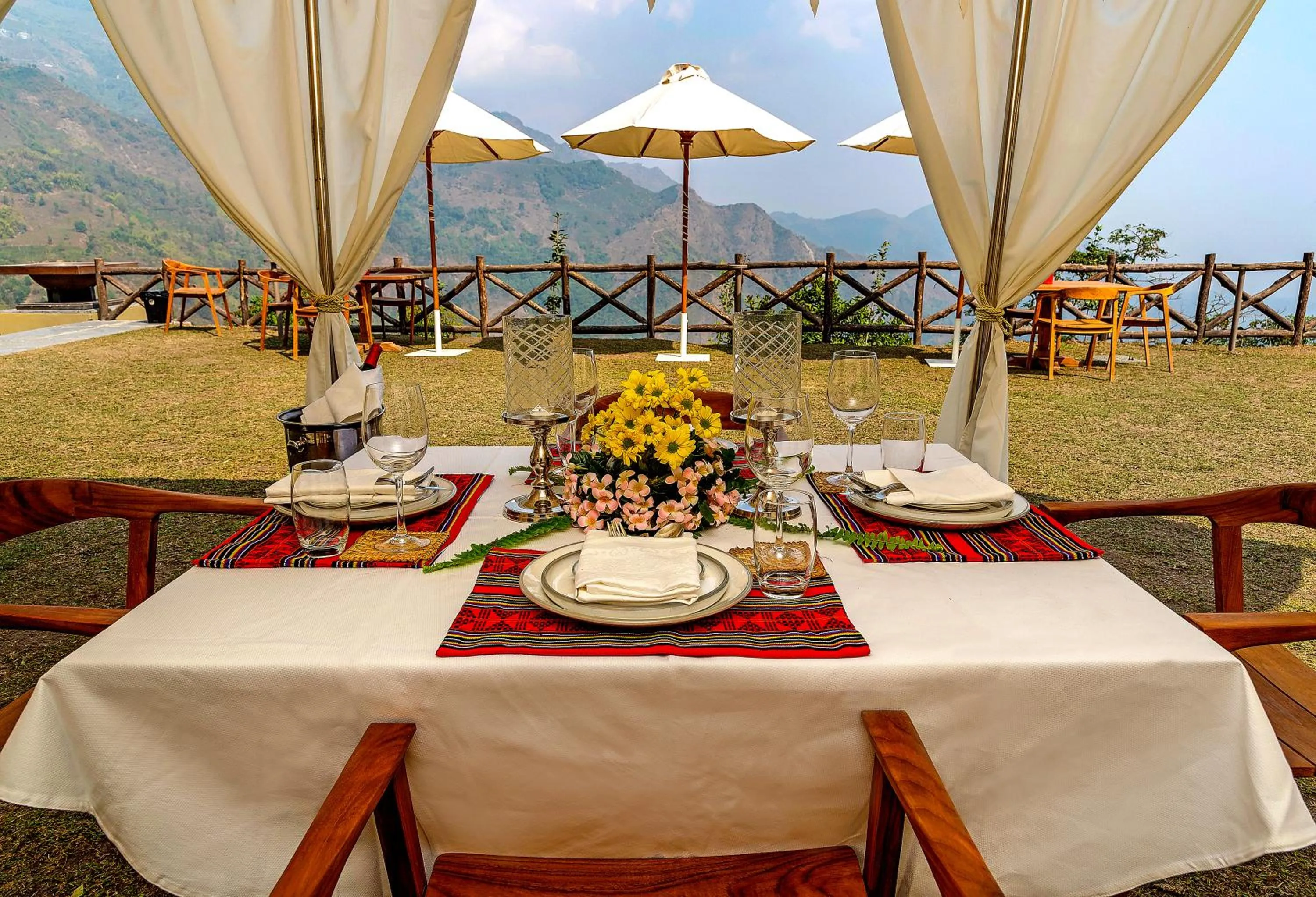 Mountain view in Taj Chia Kutir Resort & Spa Darjeeling