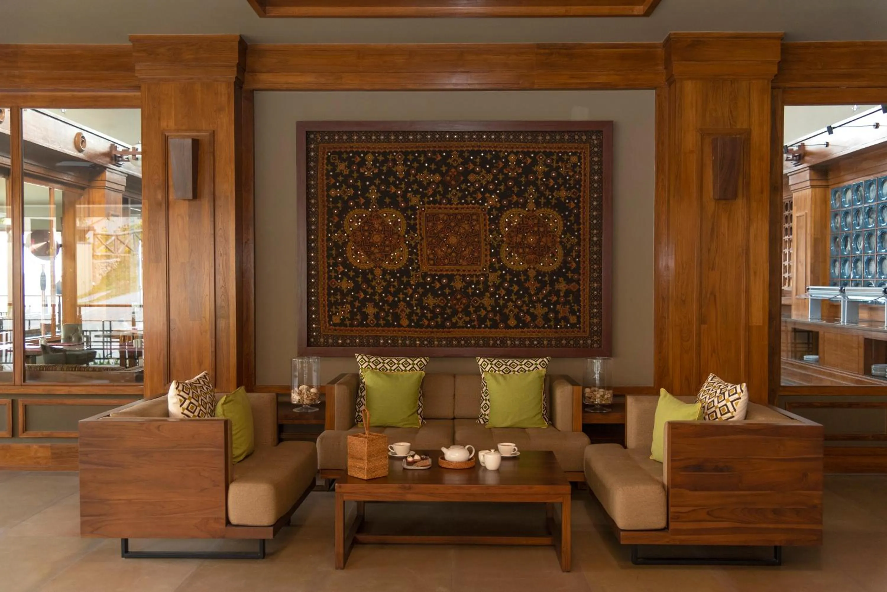 Seating area in Taj Chia Kutir Resort & Spa Darjeeling