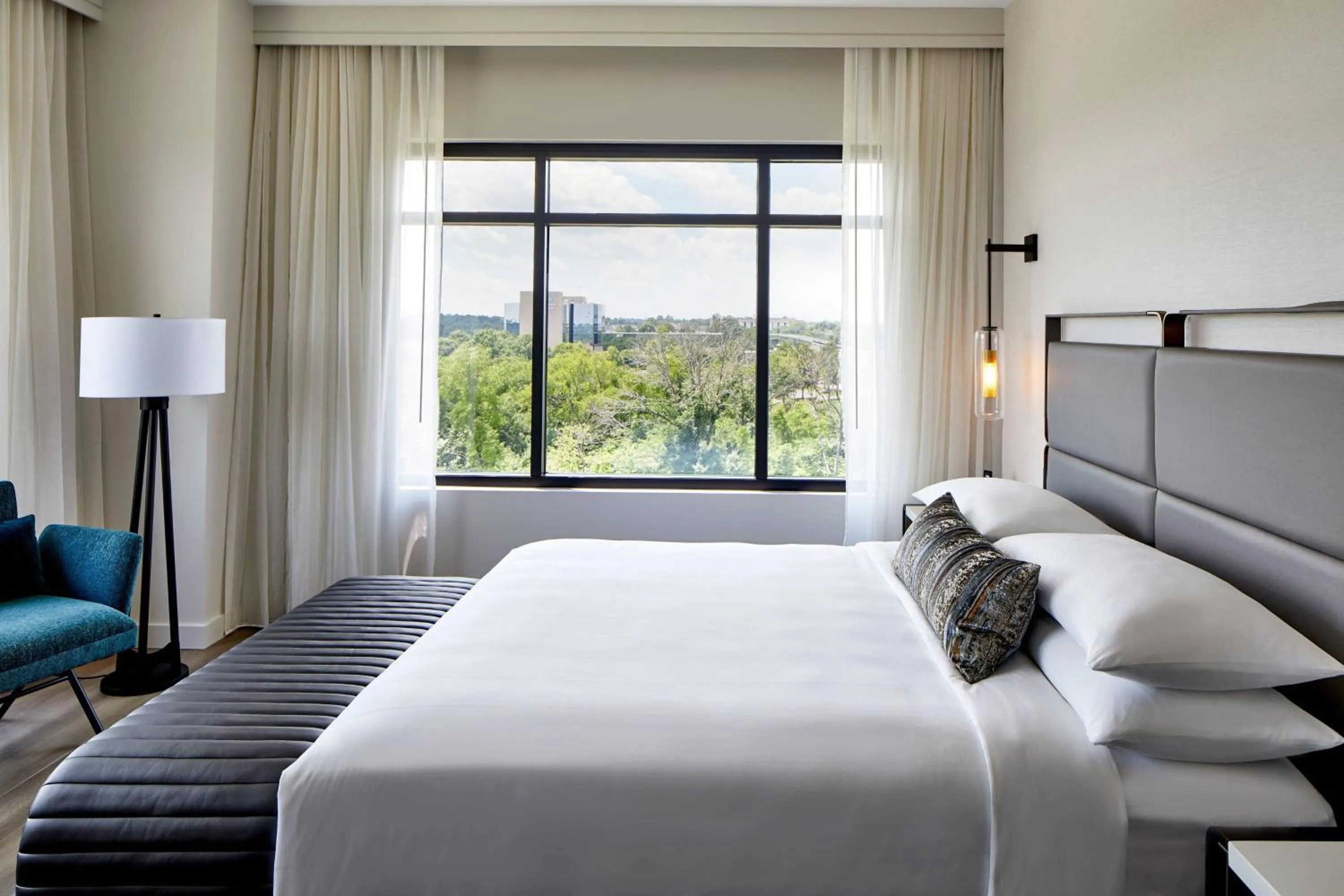 Photo of the whole room, Bed in UNC Charlotte Marriott Hotel & Conference Center