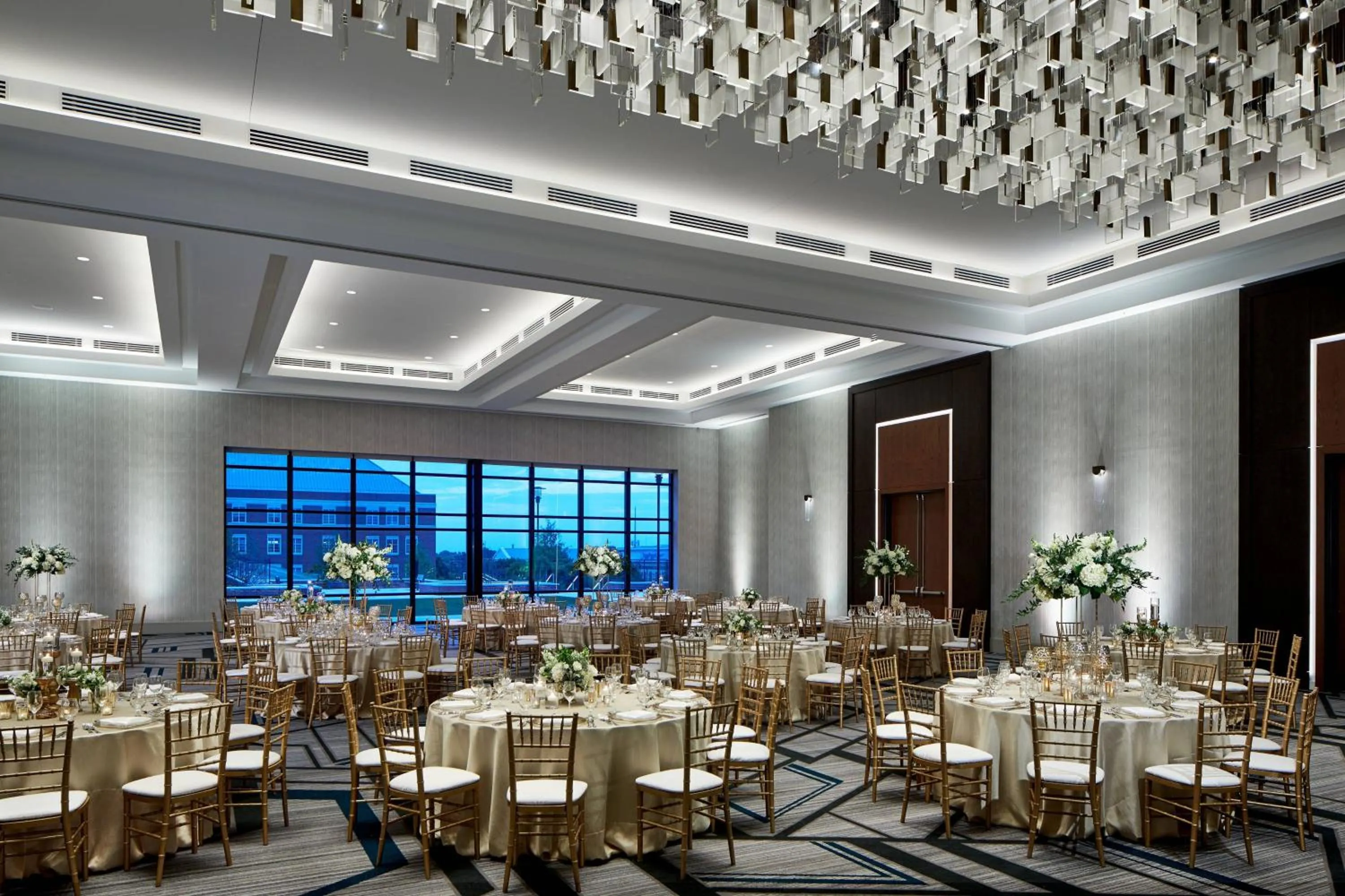 Lobby or reception in UNC Charlotte Marriott Hotel & Conference Center