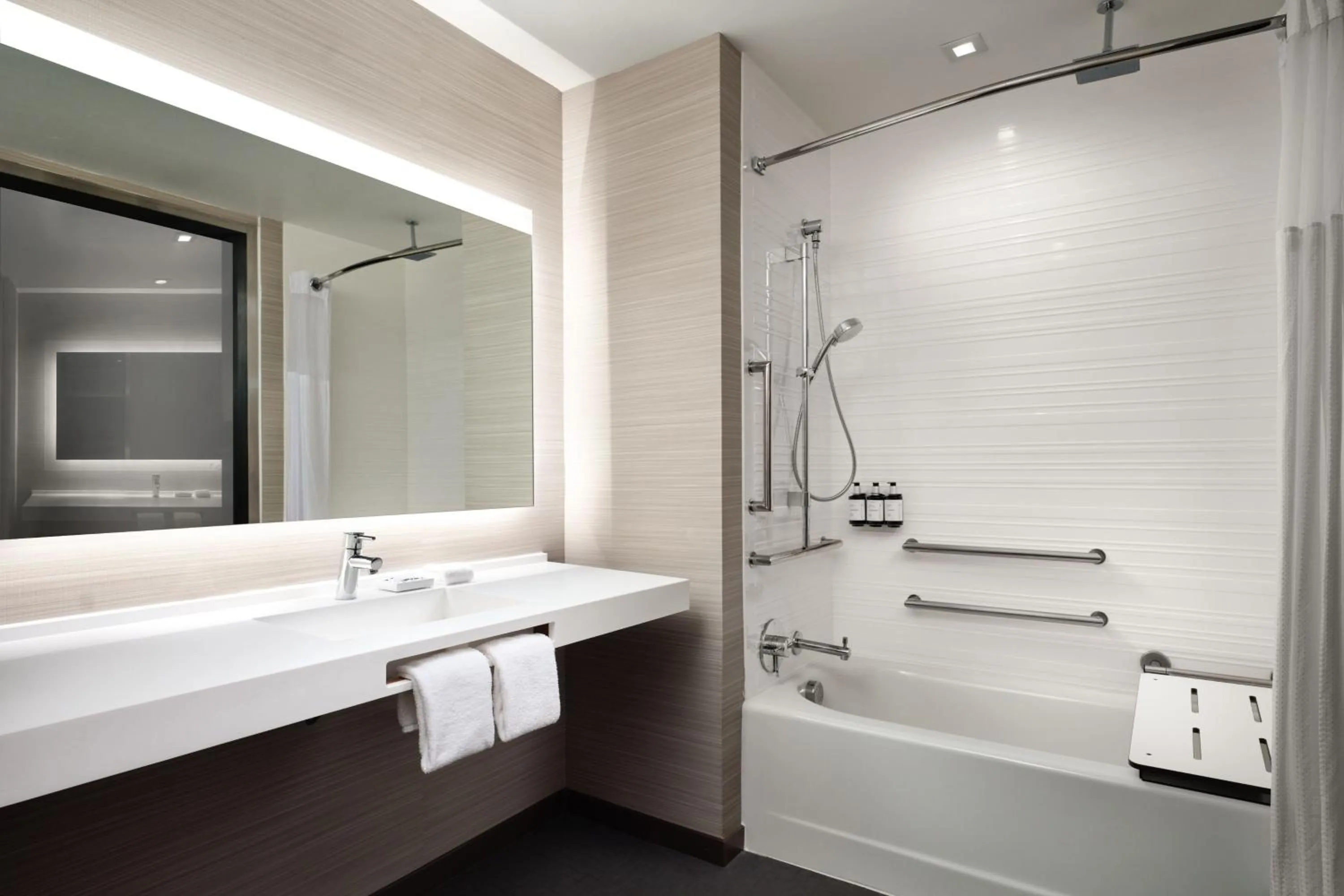 Bathroom in AC Hotel by Marriott Phoenix Downtown