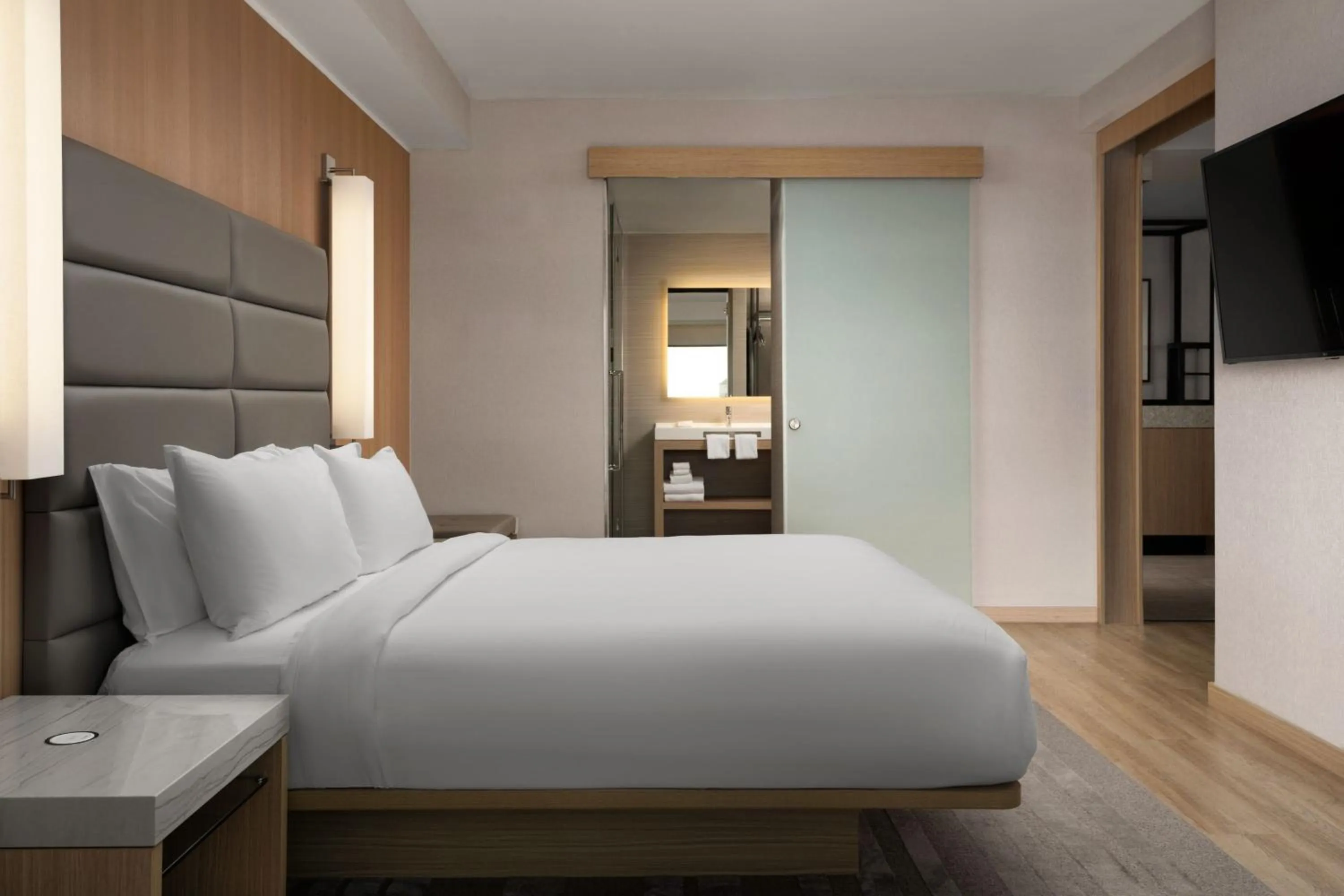 Bedroom, Bed in AC Hotel by Marriott Phoenix Downtown