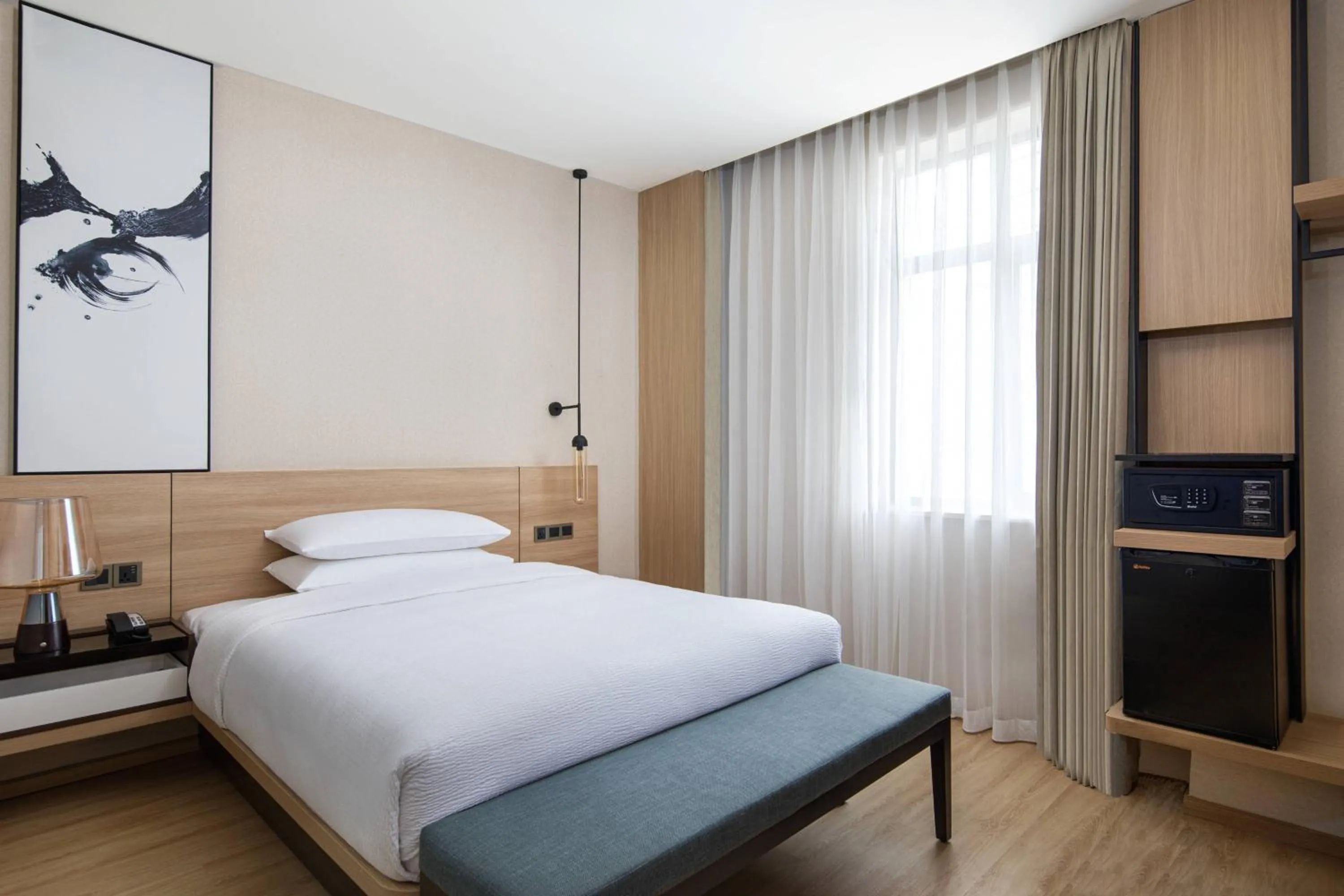 Photo of the whole room, Bed in Fairfield by Marriott Shanghai Pudong Central