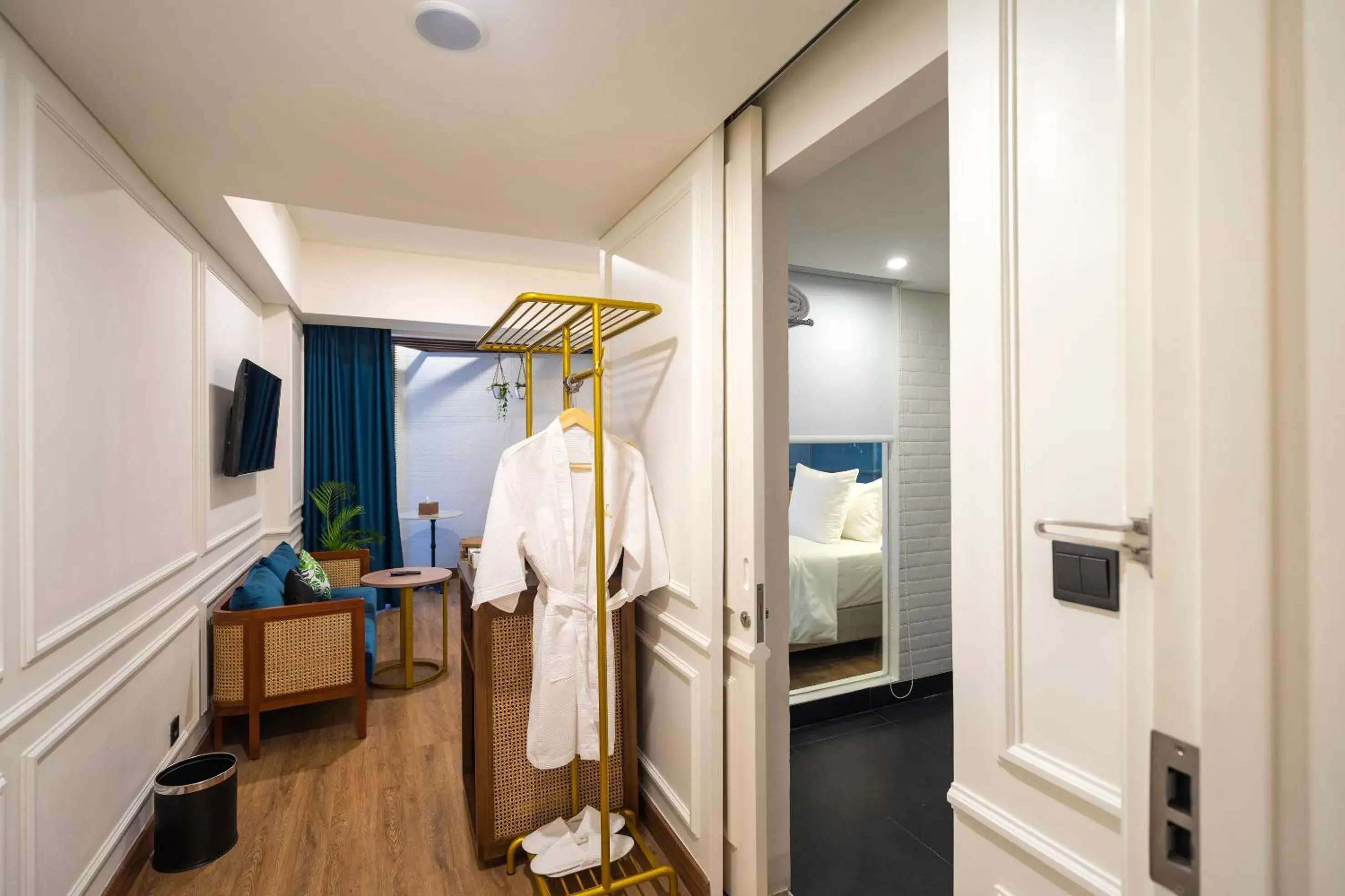 Seating area, Bed in Vasaka Maison Bandung Seating area, Bed in Vasaka Maison Bandung