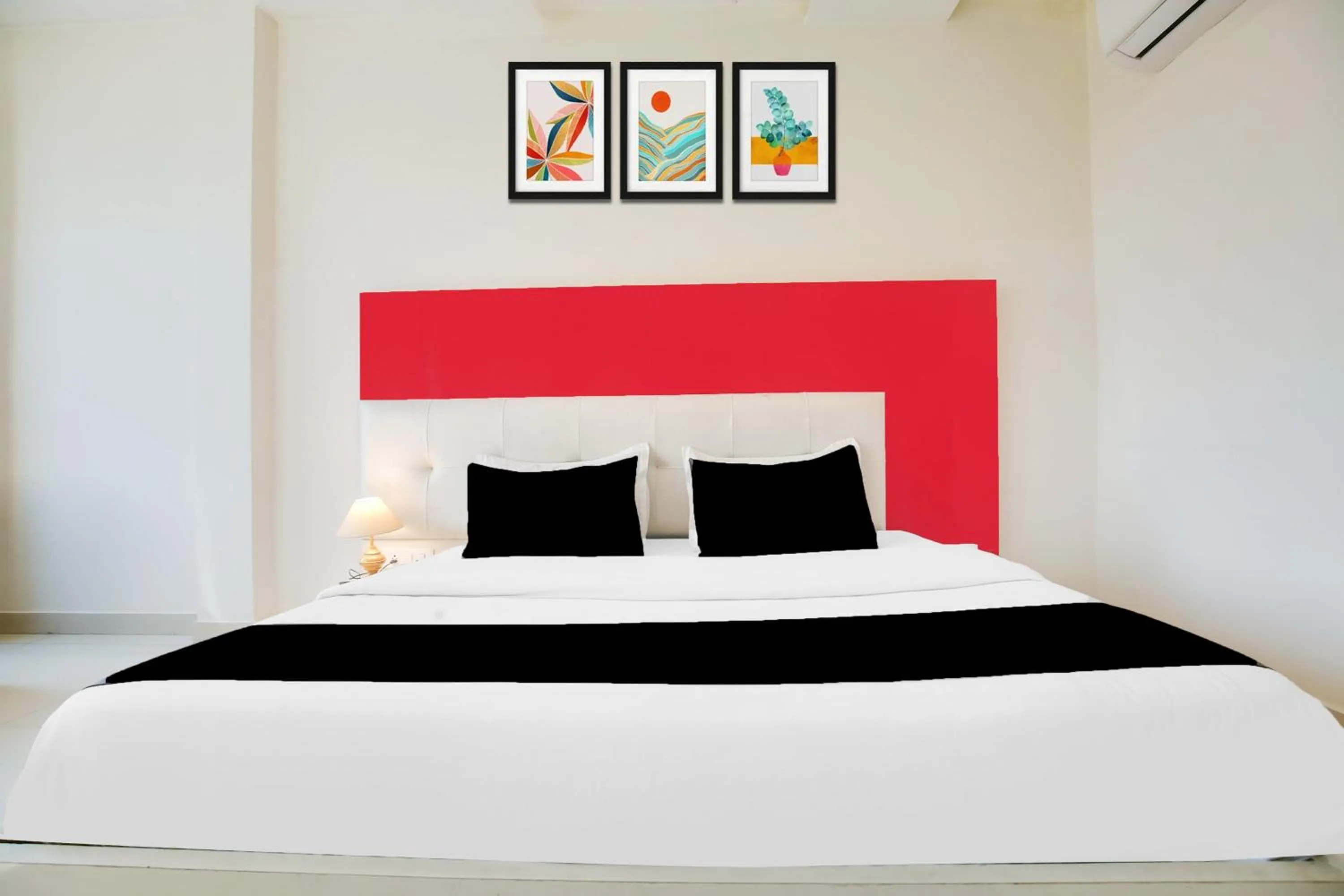 Bedroom, Bed in FabHotel Golden Home