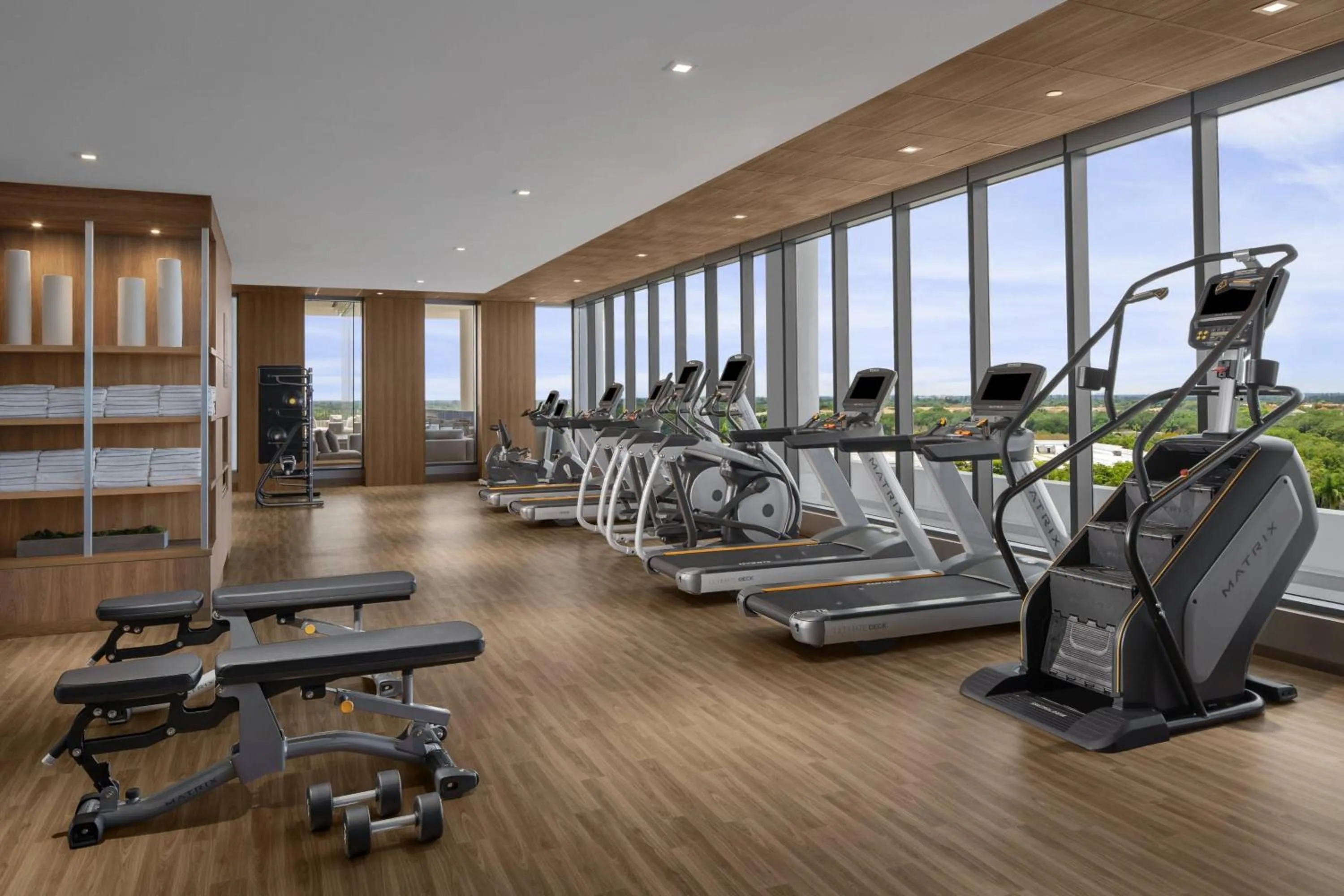 Fitness centre/facilities in AC Hotel by Marriott Fort Lauderdale Sawgrass Mills Sunrise