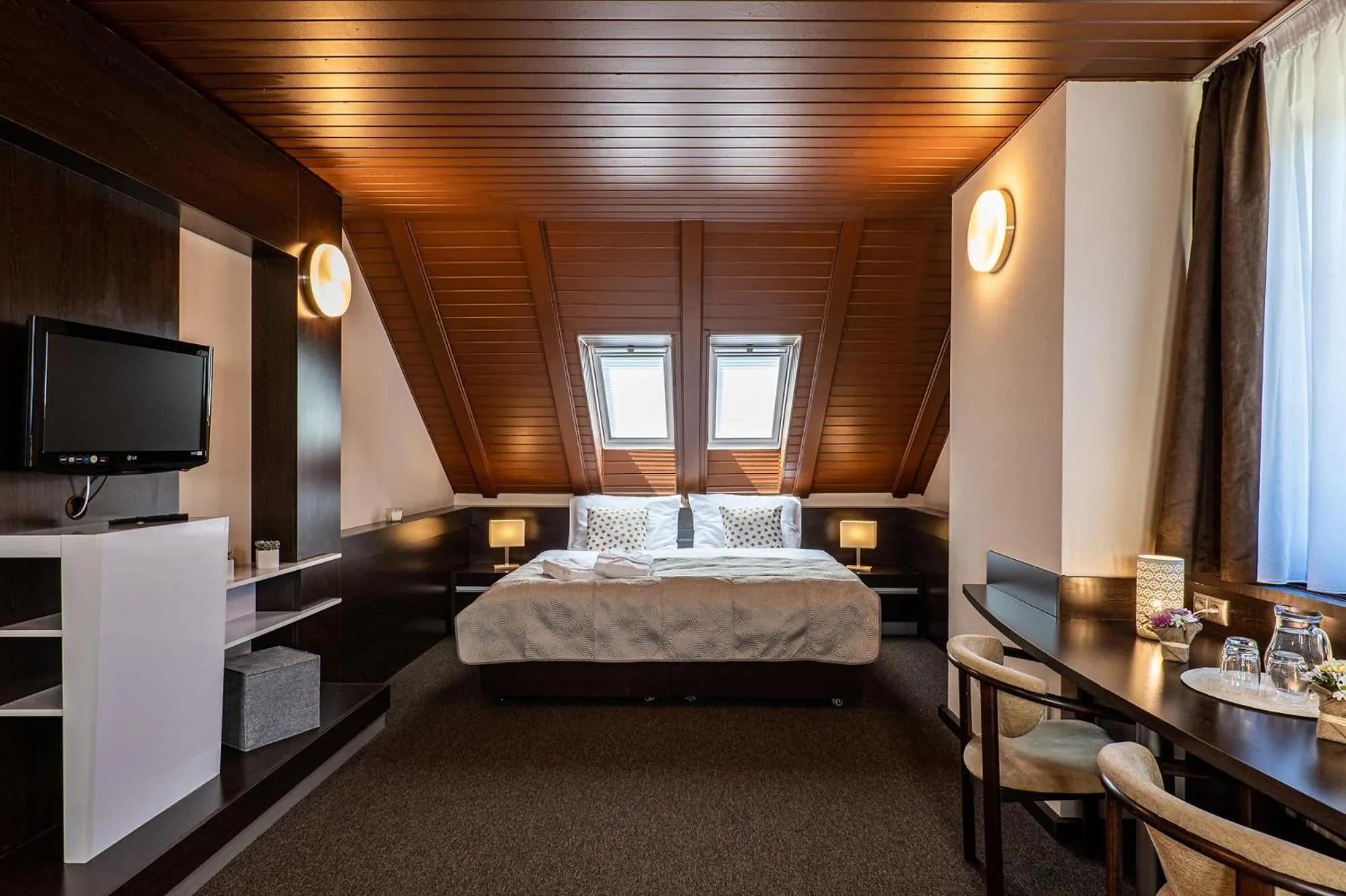 Bed in Wellness Hotel pod Kyčmolem