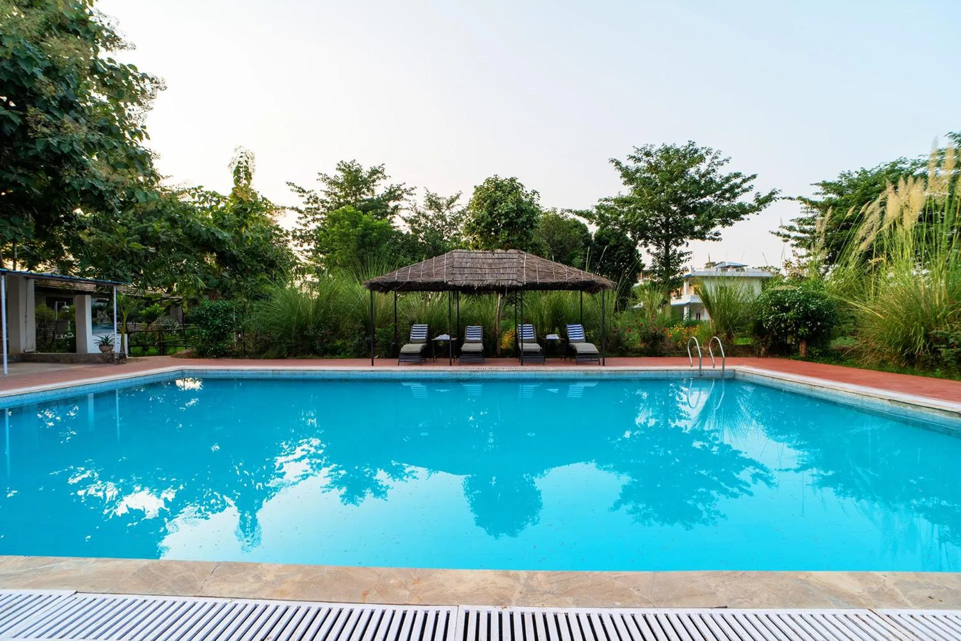Pool view in Maa Ashapura Resort