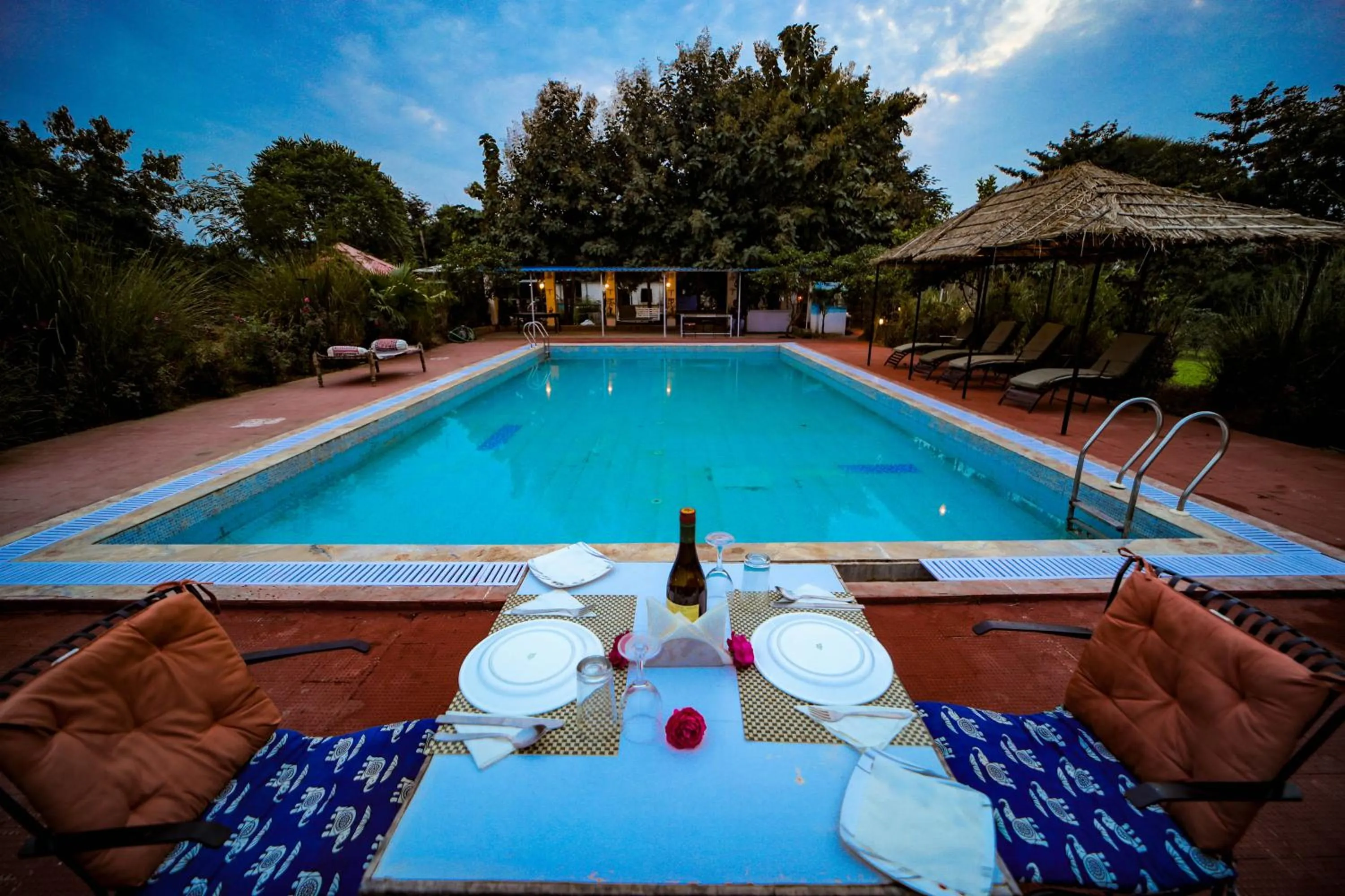 Swimming pool in Maa Ashapura Resort