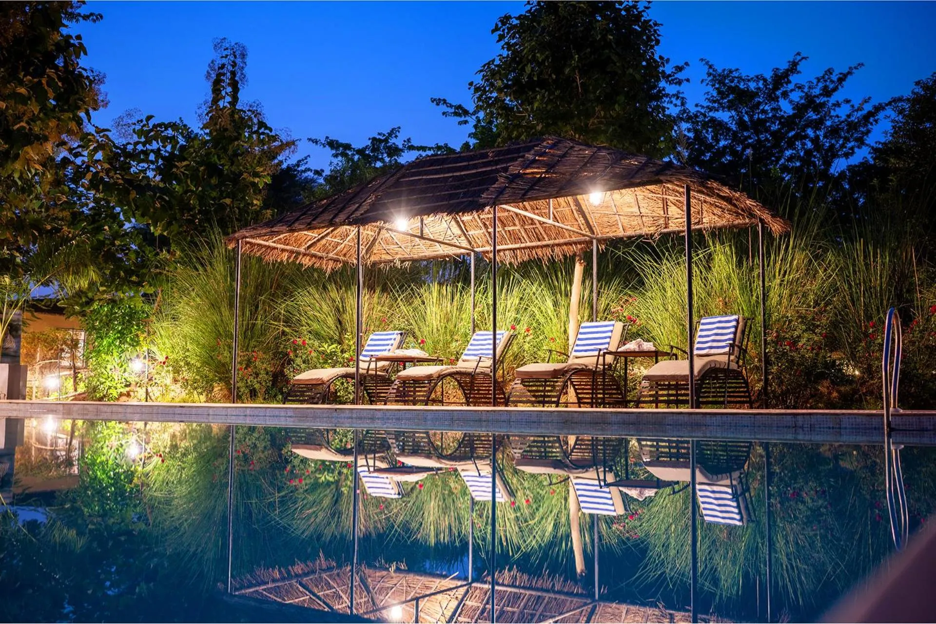 Pool view in Maa Ashapura Resort