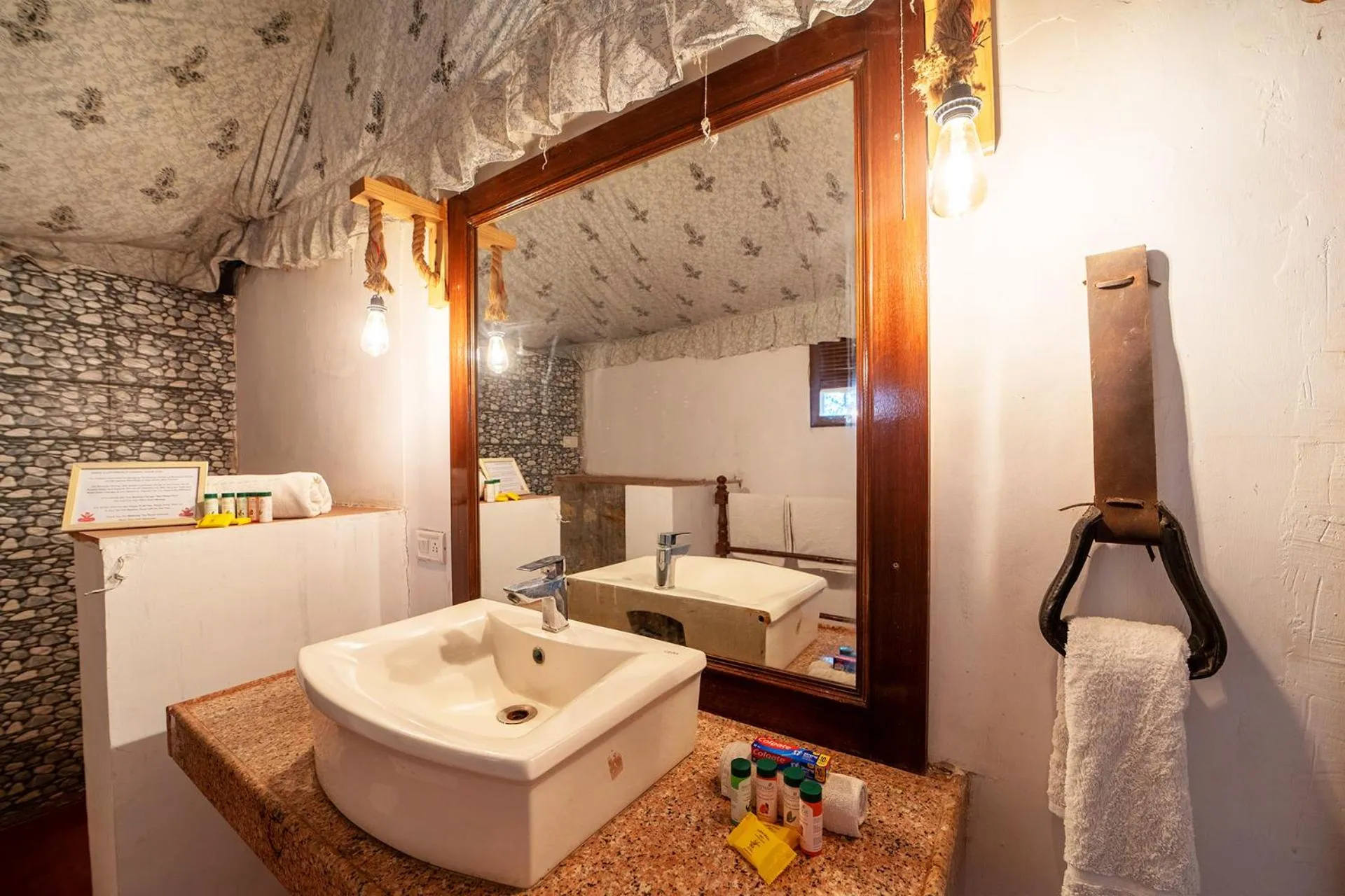 Bathroom in Maa Ashapura Resort