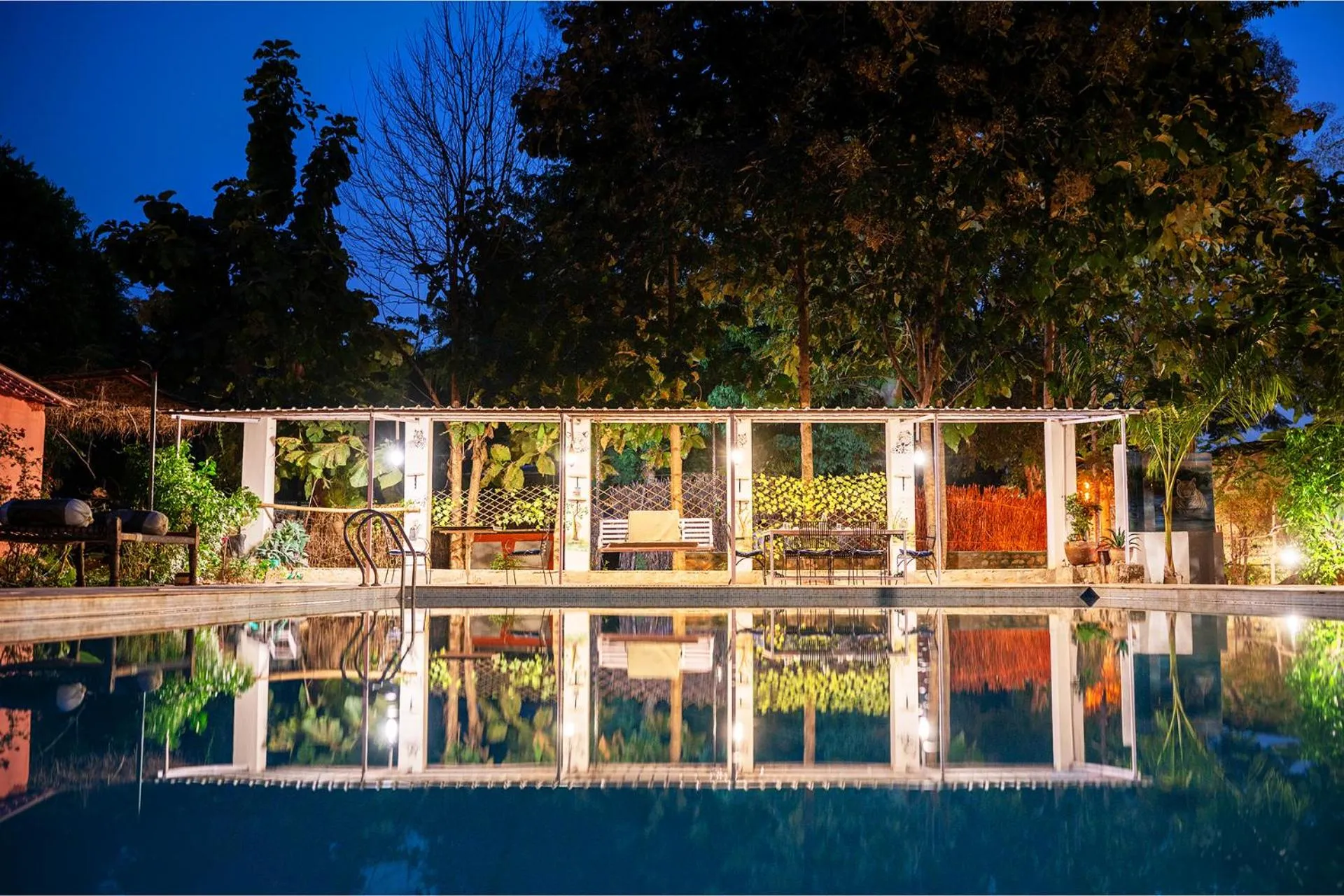 Seating area in Maa Ashapura Resort
