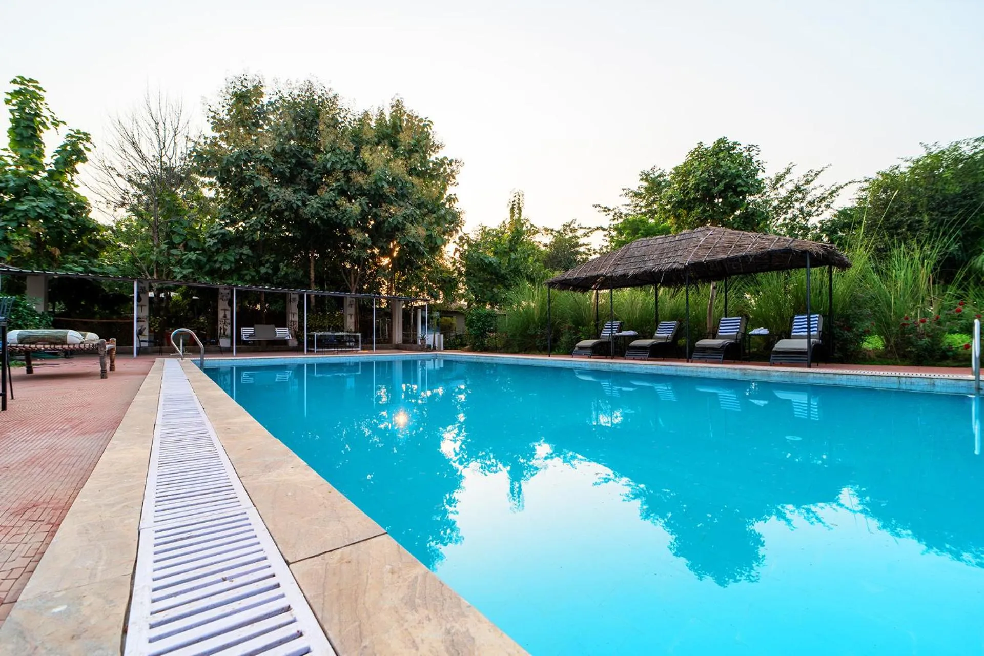 Pool view in Maa Ashapura Resort