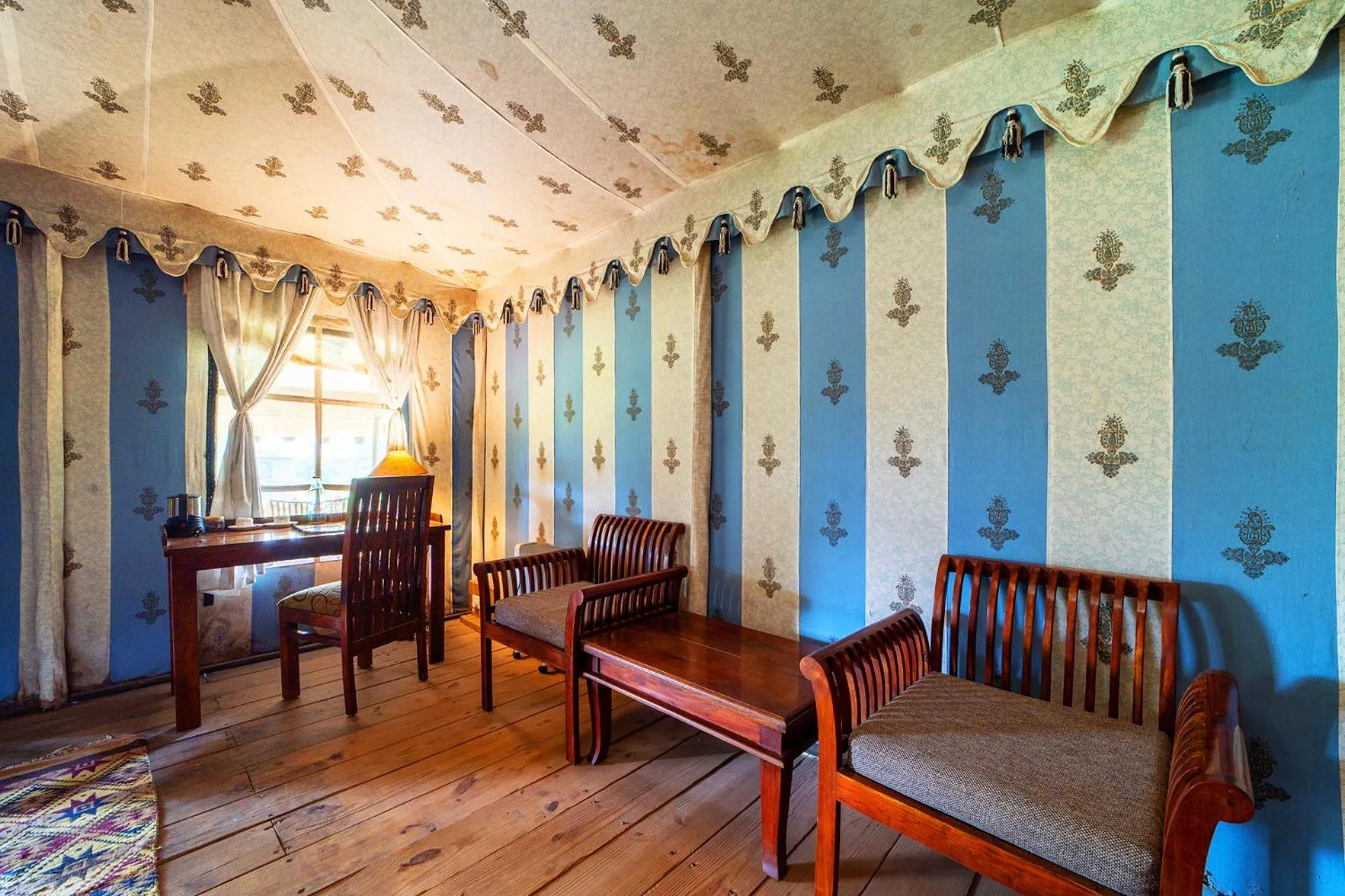 Seating area in Maa Ashapura Resort