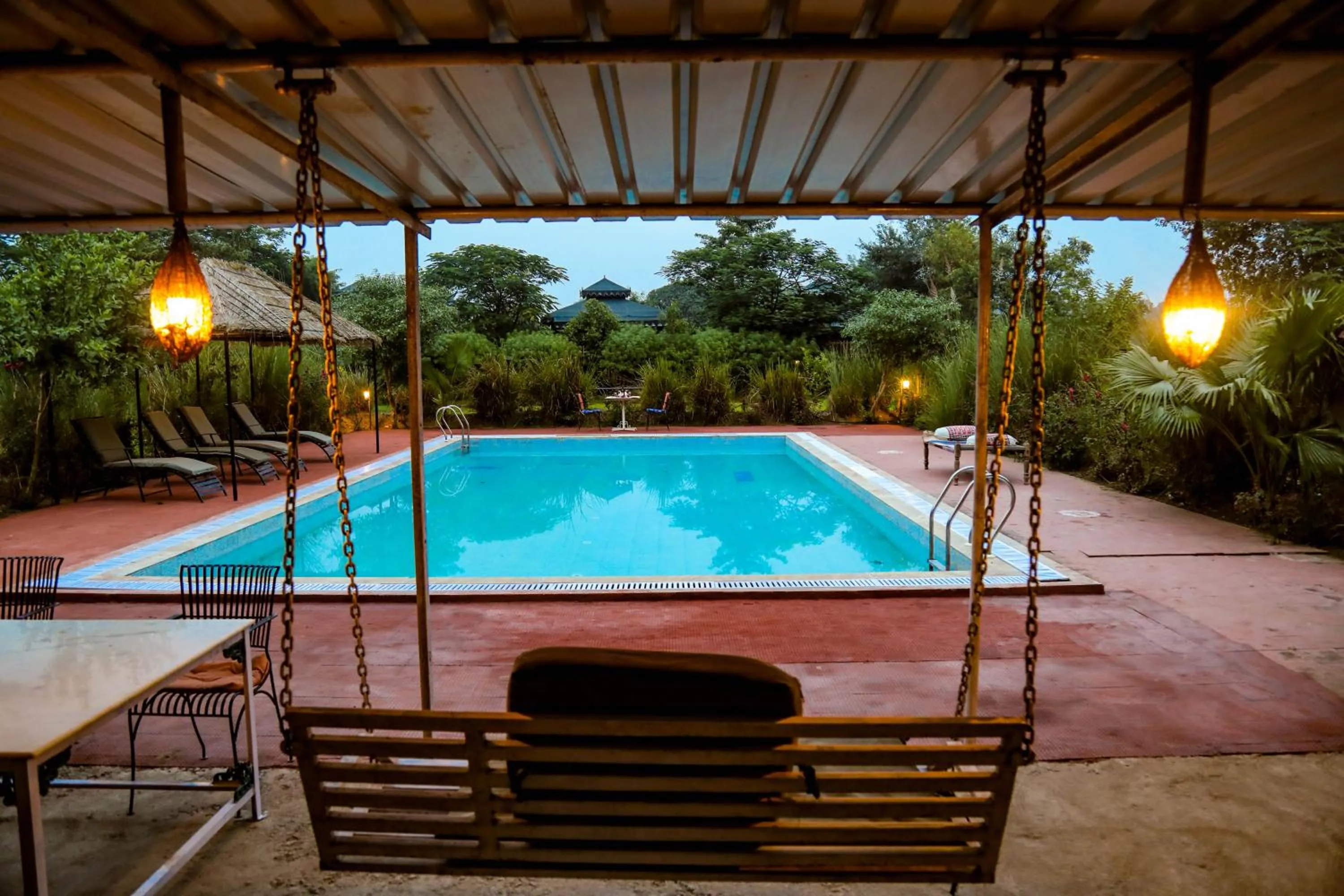 Swimming pool in Maa Ashapura Resort