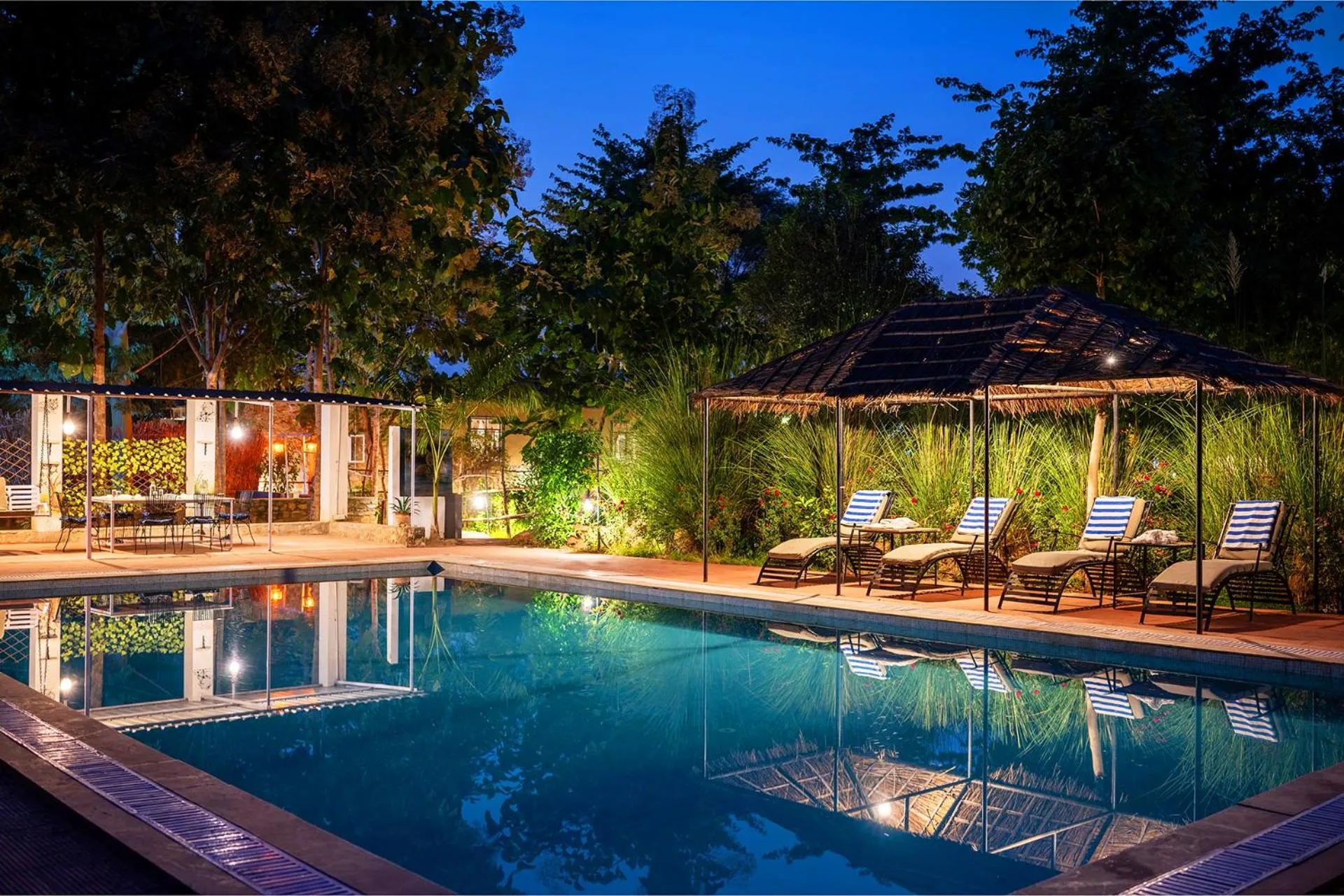 Pool view in Maa Ashapura Resort