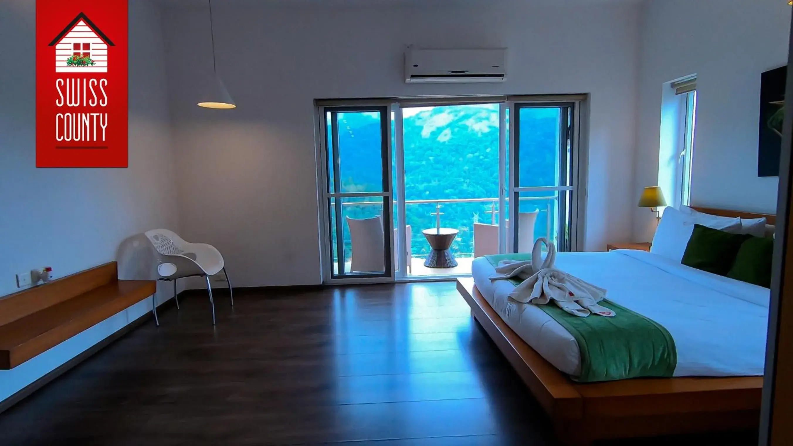 Mountain view, Bed in SWISS COUNTY Mountain view, Bed in SWISS COUNTY